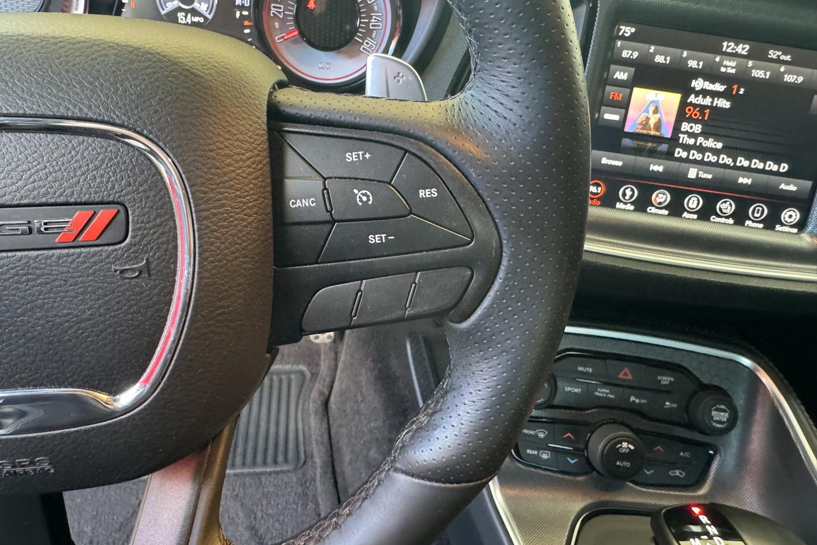 2018 TorRed Clear Coat /Black Dodge Challenger T/A Plus (2C3CDZBT6JH) with an V8 5.7 Liter HEMI engine, Automatic 8 Speed transmission, located at 2304 W. Main St., Boise, ID, 83702, (208) 342-7777, 43.622105, -116.218658 - Only 24k miles! T/A Package! - Photo#8