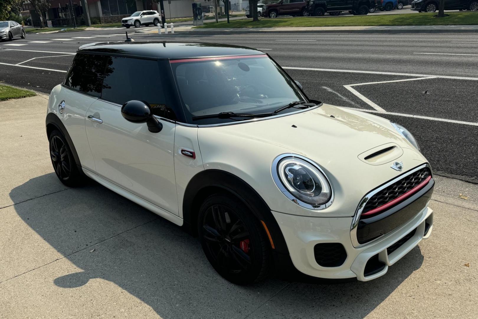 2017 Pepper White /Black MINI Cooper S John Cooper Works (WMWXM9C53HT) with an 4 Cyl 2.0 Liter Turbo engine, Automatic transmission, located at 2304 W. Main St., Boise, ID, 83702, (208) 342-7777, 43.622105, -116.218658 - Specially designed for the performance oriented sports car lover! A blast to drive! - Photo#3