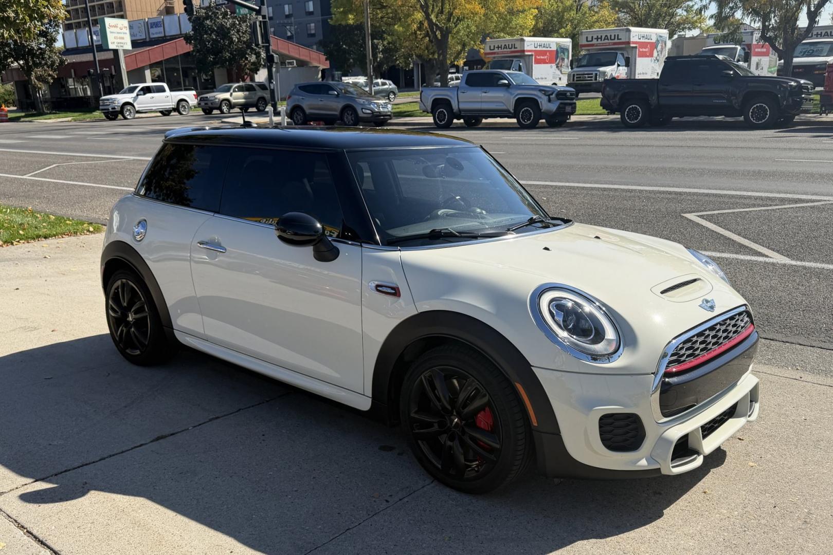 2017 Pepper White /Black MINI Cooper S John Cooper Works (WMWXM9C53HT) with an 4 Cyl 2.0 Liter Turbo engine, Automatic transmission, located at 2304 W. Main St., Boise, ID, 83702, (208) 342-7777, 43.622105, -116.218658 - Specially designed for the performance oriented sports car lover! A blast to drive!- Photo#3