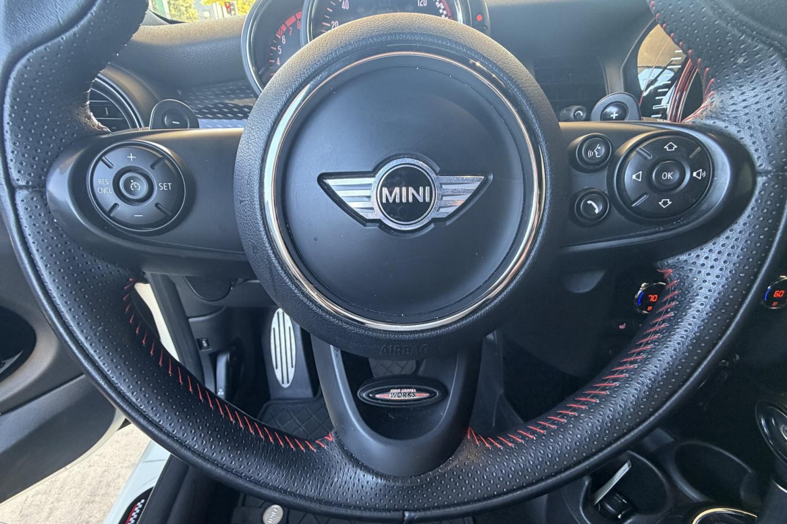 2017 Pepper White /Black MINI Cooper S John Cooper Works (WMWXM9C53HT) with an 4 Cyl 2.0 Liter Turbo engine, Automatic transmission, located at 2304 W. Main St., Boise, ID, 83702, (208) 342-7777, 43.622105, -116.218658 - Specially designed for the performance oriented sports car lover! A blast to drive!- Photo#8