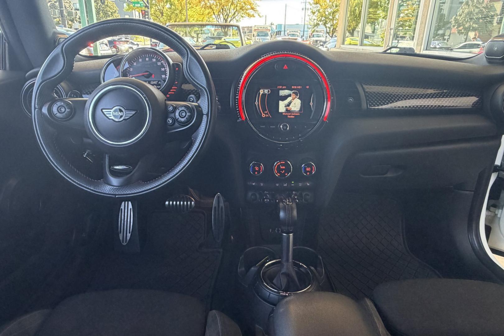 2017 Pepper White /Black MINI Cooper S John Cooper Works (WMWXM9C53HT) with an 4 Cyl 2.0 Liter Turbo engine, Automatic transmission, located at 2304 W. Main St., Boise, ID, 83702, (208) 342-7777, 43.622105, -116.218658 - Specially designed for the performance oriented sports car lover! A blast to drive!- Photo#15