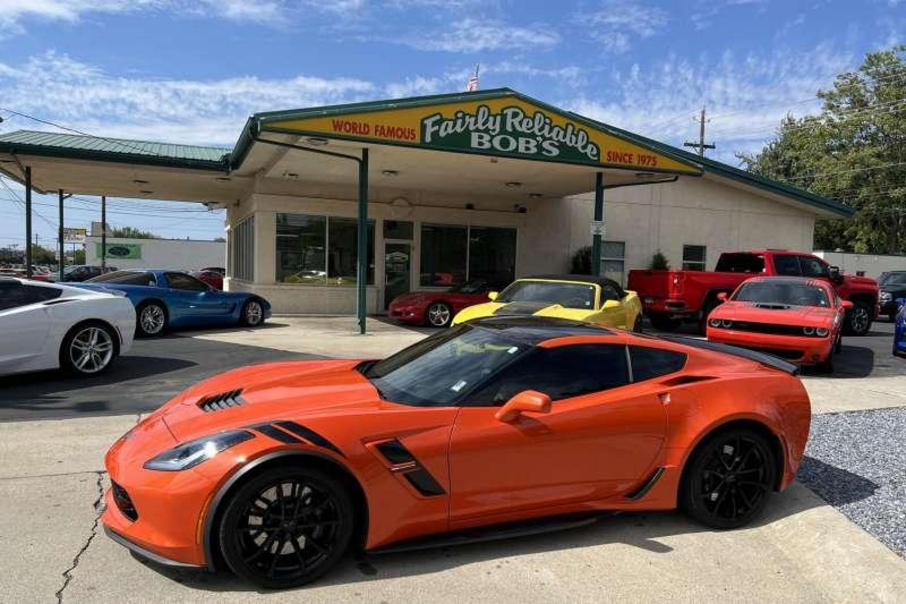 2019 Sebring Orange /Black Chevrolet Corvette Grand Sport 2LT Coupe (1G1YY2D71K5) with an V8 6.2 Liter engine, Automatic transmission, located at 2304 W. Main St., Boise, ID, 83702, (208) 342-7777, 43.622105, -116.218658 - Rare and beautiful Sebring Orange C7 Grand Sport Coupe! - Photo #0