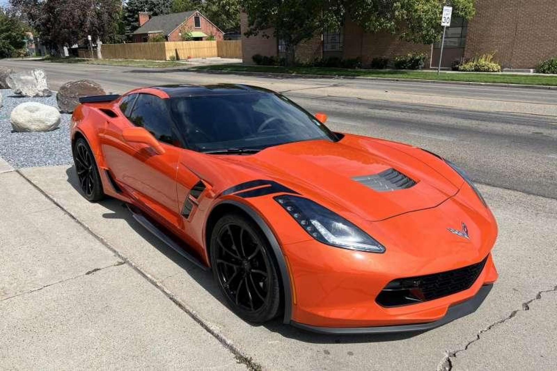 2019 Sebring Orange /Black Chevrolet Corvette Grand Sport 2LT Coupe (1G1YY2D71K5) with an V8 6.2 Liter engine, Automatic transmission, located at 2304 W. Main St., Boise, ID, 83702, (208) 342-7777, 43.622105, -116.218658 - Rare and beautiful Sebring Orange C7 Grand Sport Coupe! - Photo #2