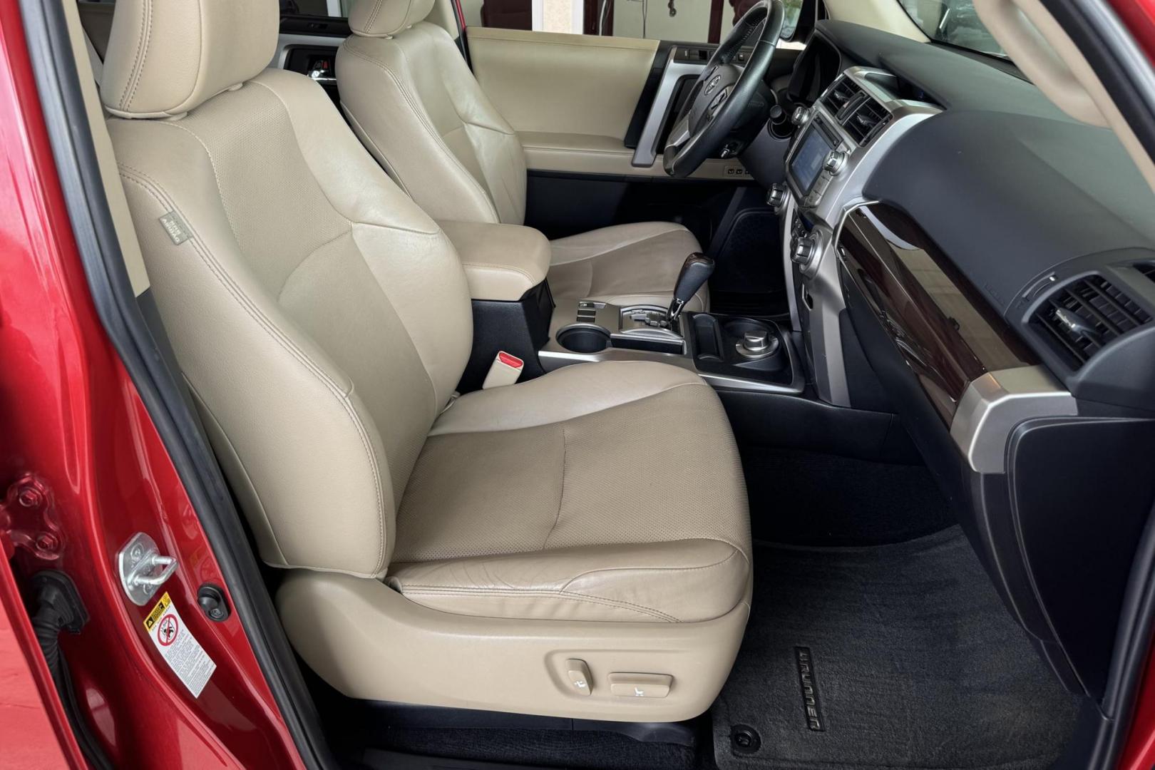 2014 Barcelona Red Metallic /Sand Beige Toyota 4Runner Limited (JTEBU5JR6E5) with an V6 4.0 liter engine, Automatic transmission, located at 2304 W. Main St., Boise, ID, 83702, (208) 342-7777, 43.622105, -116.218658 - Hard To Find! Great To Own! - Photo#14