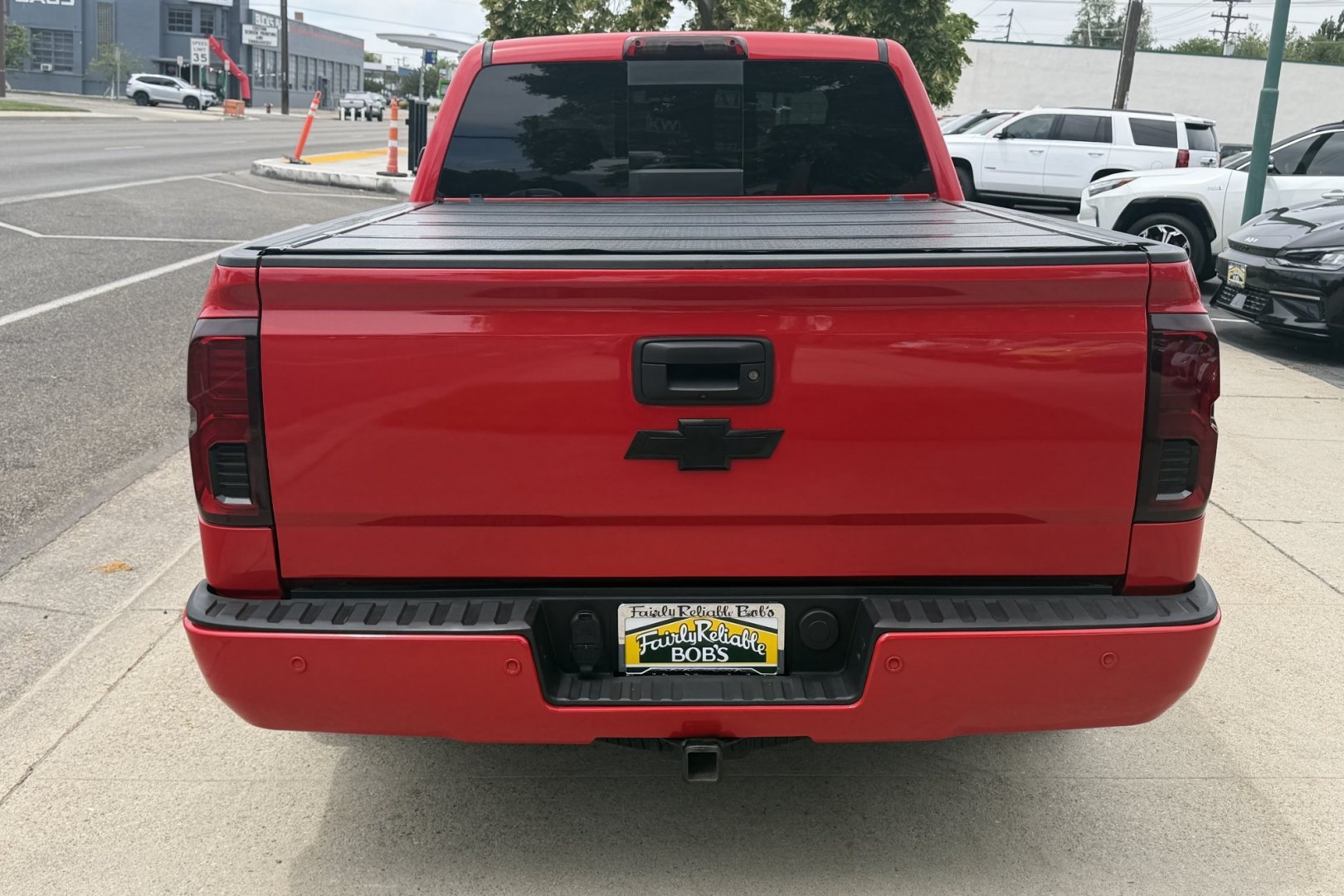 2017 Red Hot /Black Chevrolet Silverado 1500 LTZ Z71 (3GCUKSEJ3HG) with an V8 6.2 Liter engine, Automatic 6 Speed transmission, located at 2304 W. Main St., Boise, ID, 83702, (208) 342-7777, 43.622105, -116.218658 - Sharp Truck! New Tires! Factory Rear Entertainment!- Photo#1