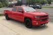 2017 Red Hot /Black Chevrolet Silverado 1500 LTZ Z71 (3GCUKSEJ3HG) with an V8 6.2 Liter engine, Automatic 6 Speed transmission, located at 2304 W. Main St., Boise, ID, 83702, (208) 342-7777, 43.622105, -116.218658 - Sharp Truck! New Tires! Factory Rear Entertainment!- Photo#2