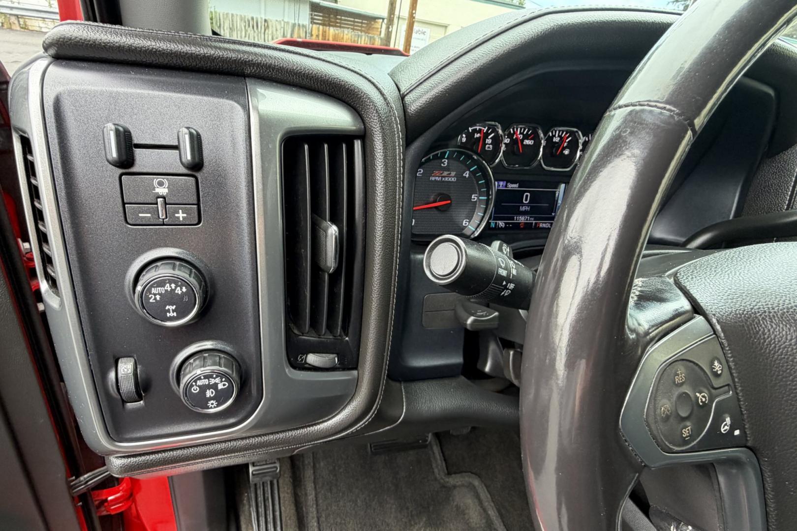 2017 Red Hot /Black Chevrolet Silverado 1500 LTZ Z71 (3GCUKSEJ3HG) with an V8 6.2 Liter engine, Automatic 6 Speed transmission, located at 2304 W. Main St., Boise, ID, 83702, (208) 342-7777, 43.622105, -116.218658 - Sharp Truck! New Tires! Factory Rear Entertainment!- Photo#8