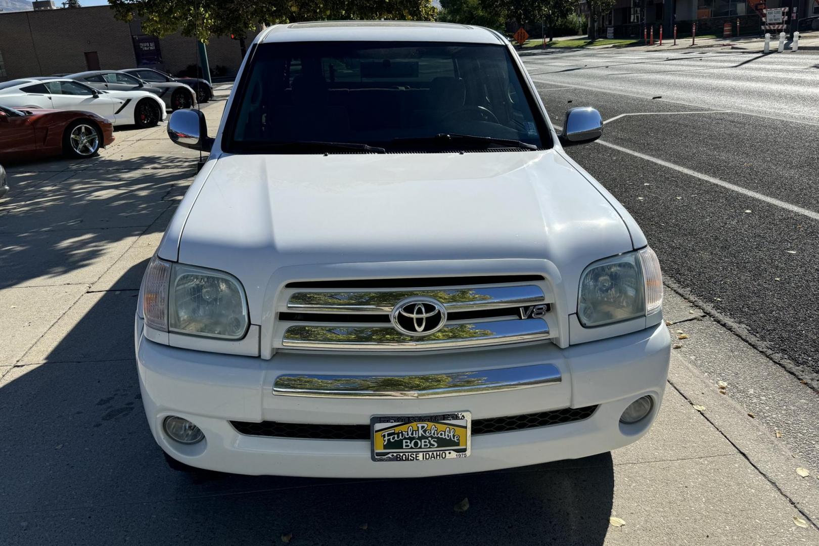 2006 Super White /Gray Toyota Tundra Double Cab TRD-Off Road (5TBDT44136S) with an V8 4.7 Liter engine, Automatic transmission, located at 2304 W. Main St., Boise, ID, 83702, (208) 342-7777, 43.622105, -116.218658 - New Tires! Low Mileage! Hard To Find! - Photo#3