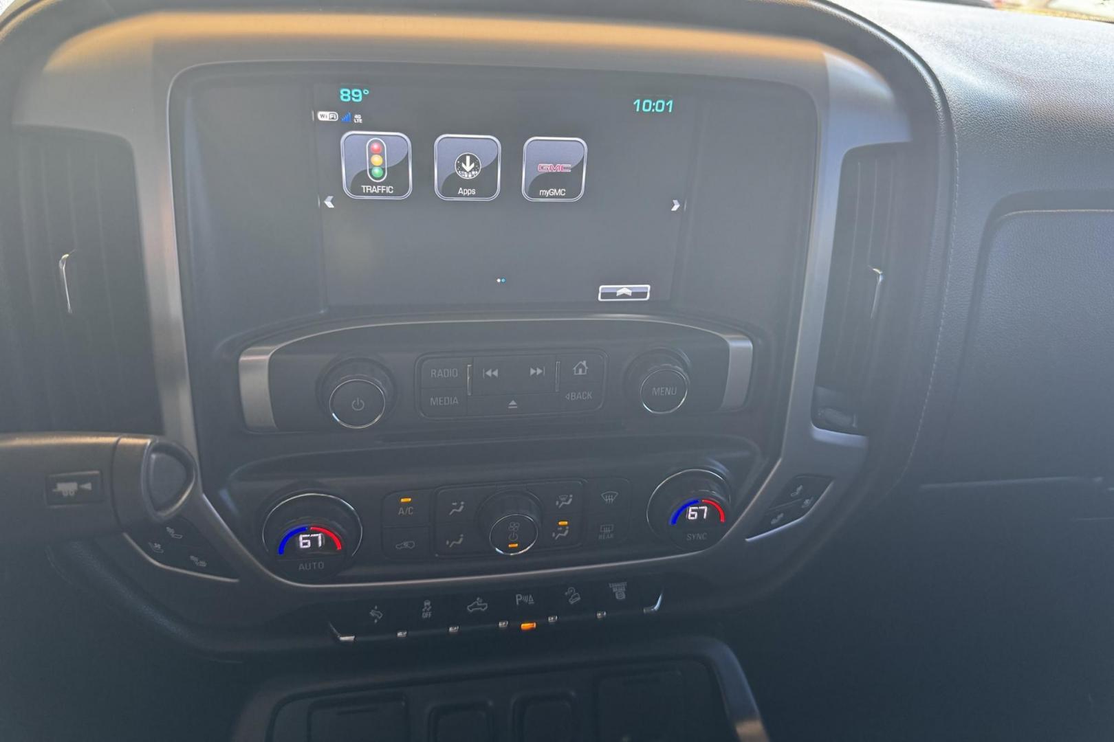 2018 Dark Slate Metallic /Black GMC Sierra 2500HD SLT (1GT12TEY5JF) with an V8 6.6 Liter Turbo Diesel engine, Automatic 6 Speed With Overdrive Allison transmission, located at 2304 W. Main St., Boise, ID, 83702, (208) 342-7777, 43.622105, -116.218658 - Low miles! Sharp Truck! - Photo#5