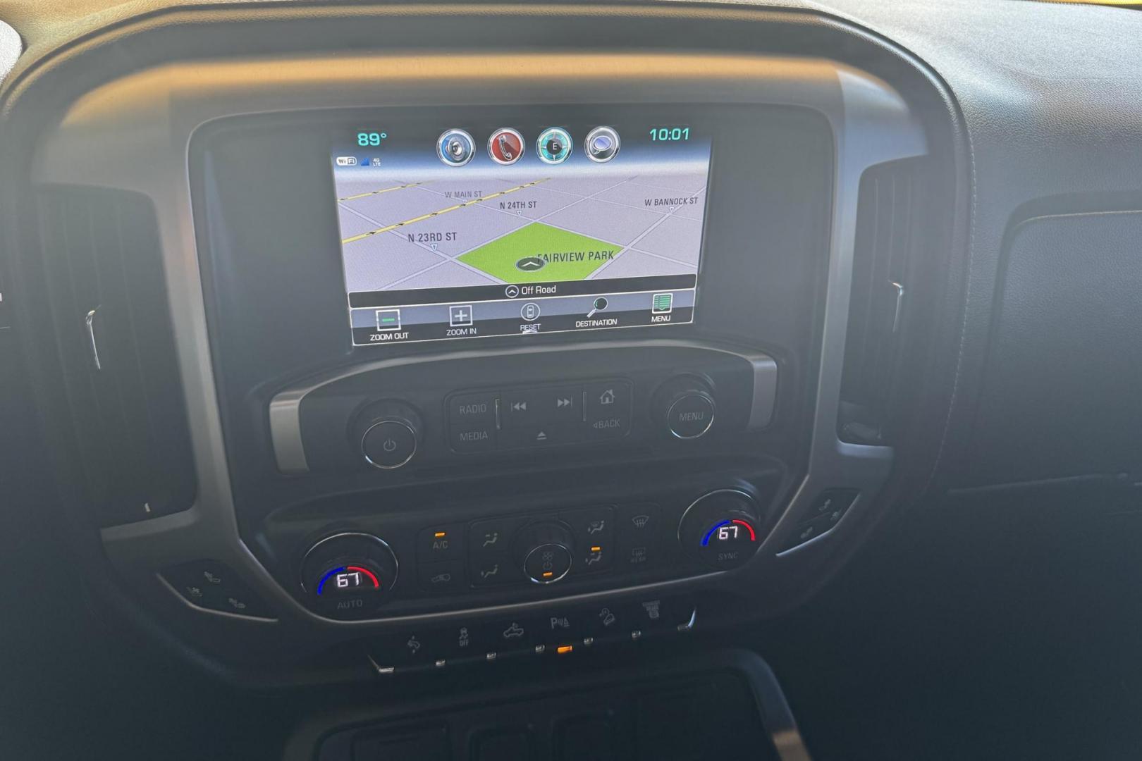 2018 Dark Slate Metallic /Black GMC Sierra 2500HD SLT (1GT12TEY5JF) with an V8 6.6 Liter Turbo Diesel engine, Automatic 6 Speed With Overdrive Allison transmission, located at 2304 W. Main St., Boise, ID, 83702, (208) 342-7777, 43.622105, -116.218658 - Low miles! Sharp Truck! - Photo#8