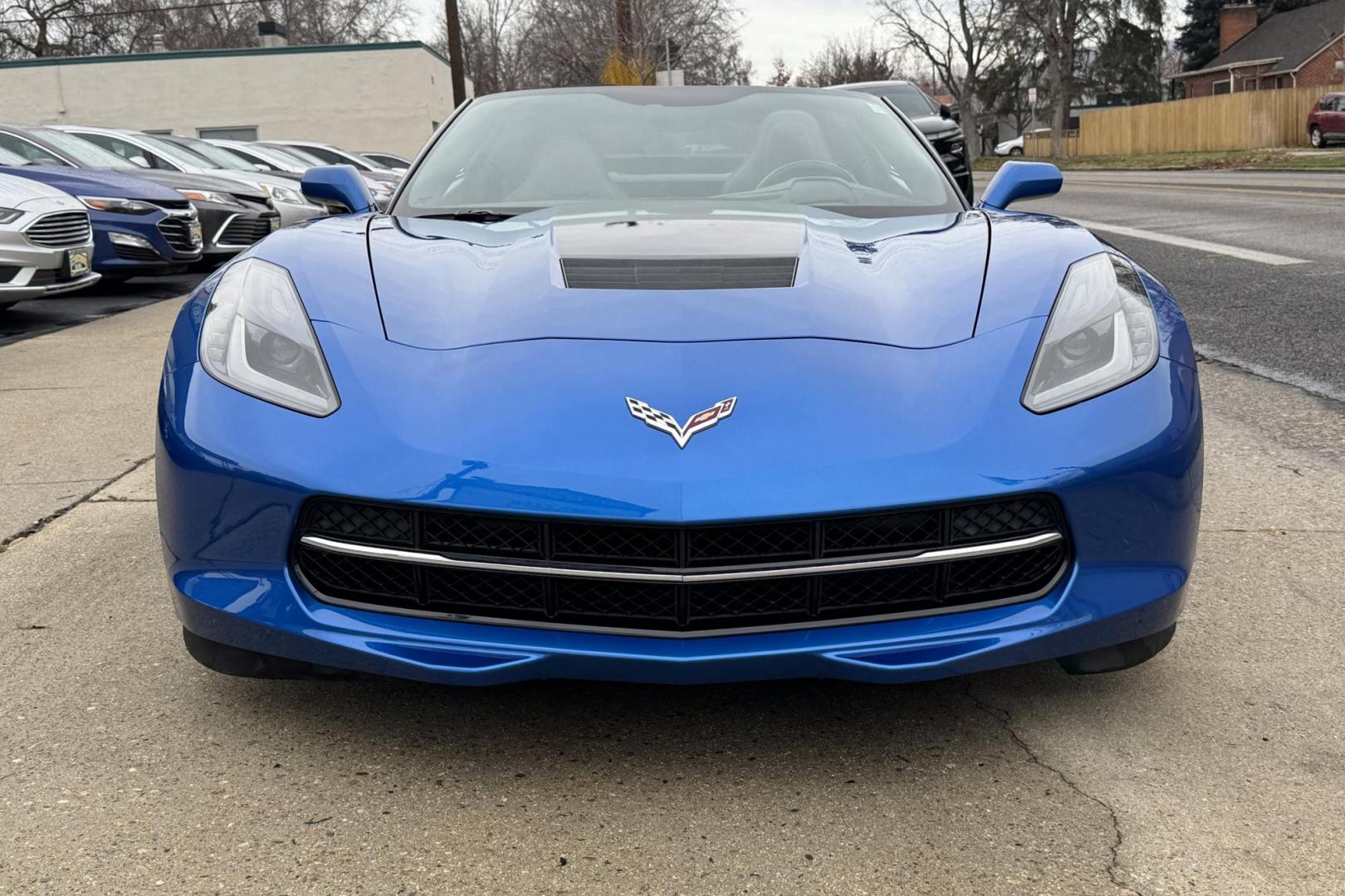 2014 Laguna Blue Tintcoat /Brown Chevrolet Corvette Stingray 3LT Z51 Premiere Edition (1G1YL2D78E5) with an V8 6.2 liter engine, 7 Speed Manual transmission, located at 2304 W. Main St., Boise, ID, 83702, (208) 342-7777, 43.622105, -116.218658 - Premiere Edition #241/500! Great color combination! - Photo#6