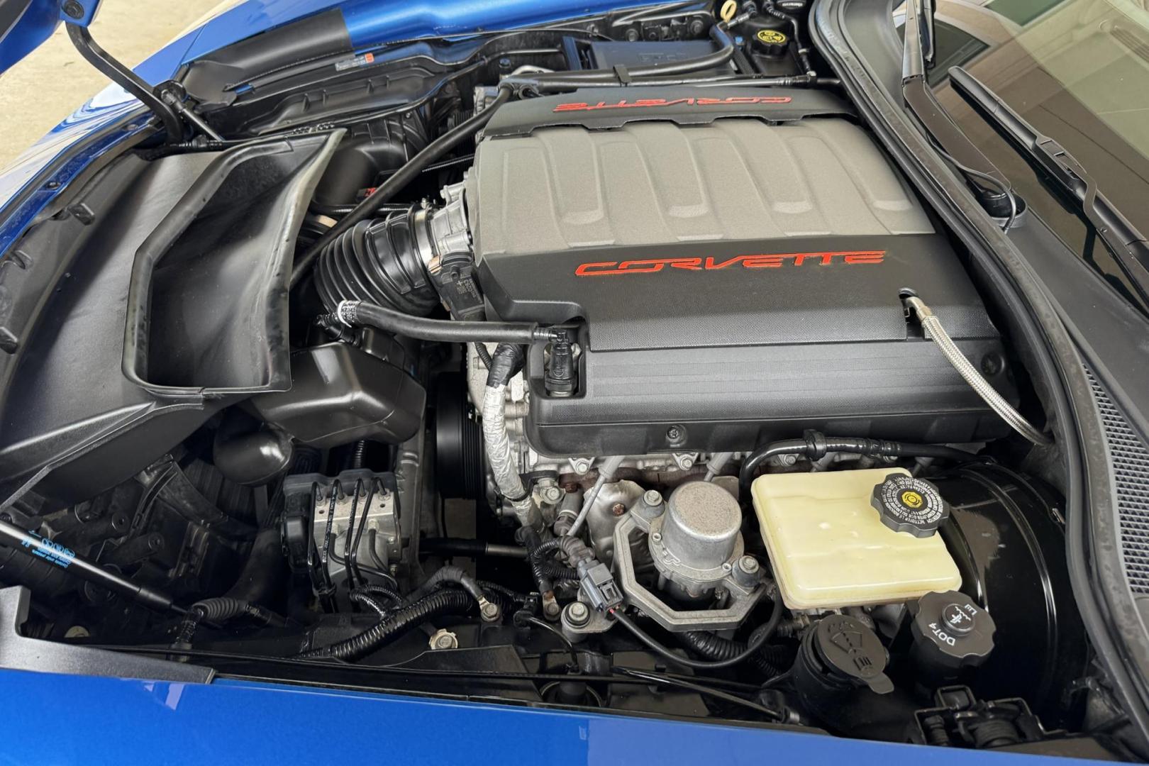 2014 Laguna Blue Tintcoat /Brown Chevrolet Corvette Stingray 3LT Z51 Premiere Edition (1G1YL2D78E5) with an V8 6.2 liter engine, 7 Speed Manual transmission, located at 2304 W. Main St., Boise, ID, 83702, (208) 342-7777, 43.622105, -116.218658 - Premiere Edition #241/500! Great color combination! - Photo#16
