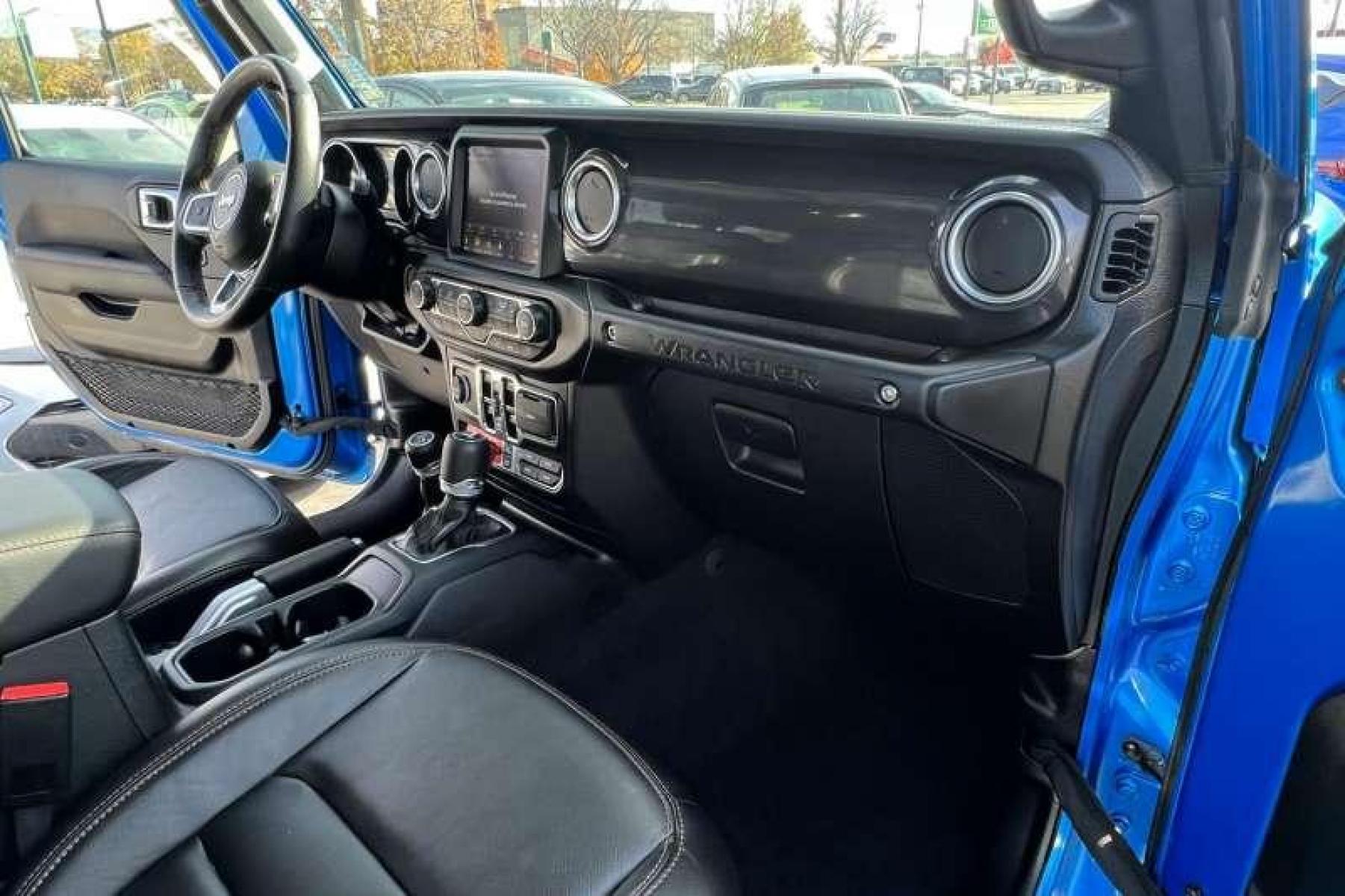 2022 Hydro Blue /Black Jeep Wrangler Unlimited Rubicon 392 (1C4JJXSJ0NW) with an V8 6.4 Liter HEMI engine, Automatic transmission, located at 2304 W. Main St., Boise, ID, 83702, (208) 342-7777, 43.622105, -116.218658 - Photo #8
