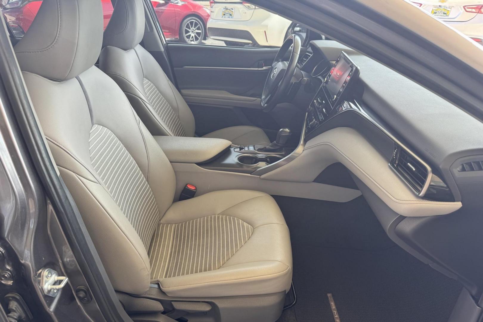 2021 Predawn Gray Mica /Gray Toyota Camry Hybrid SE (4T1S31AK7MU) with an 4 Cyl 2.5 Liter Hybrid engine, Automatic transmission, located at 2304 W. Main St., Boise, ID, 83702, (208) 342-7777, 43.622105, -116.218658 - Great Option! Great Cars! - Photo#4