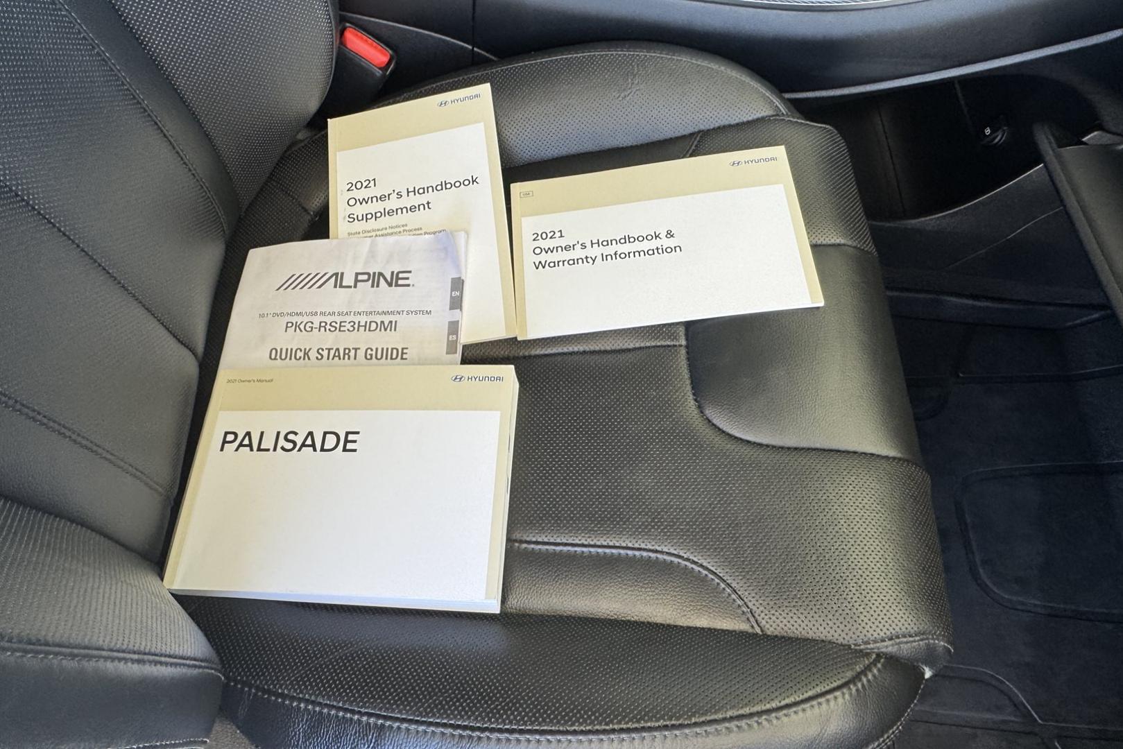 2021 Black /Black Hyundai Palisade SEL (KM8R4DHE4MU) with an V6 3.8 Liter engine, Automatic 8 Speed transmission, located at 2304 W. Main St., Boise, ID, 83702, (208) 342-7777, 43.622105, -116.218658 - Photo#24