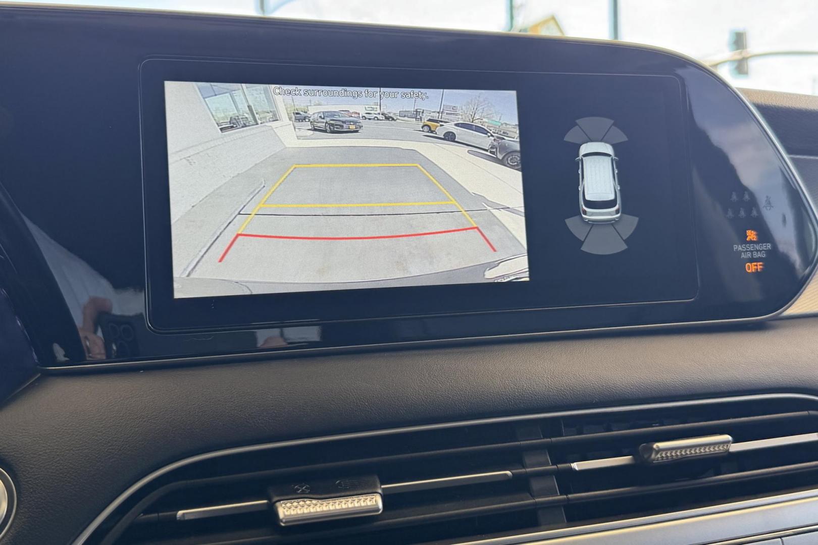 2021 Black /Black Hyundai Palisade SEL (KM8R4DHE4MU) with an V6 3.8 Liter engine, Automatic 8 Speed transmission, located at 2304 W. Main St., Boise, ID, 83702, (208) 342-7777, 43.622105, -116.218658 - Photo#5