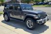 2019 Granite Crystal Metallic /Black Jeep Wrangler Unlimited Sahara (1C4HJXEN0KW) with an 4 Cyl 2.0 liter Turbo-Charged engine, Automatic transmission, located at 2304 W. Main St., Boise, ID, 83702, (208) 342-7777, 43.622105, -116.218658 - Ready For Adventure! - Photo#2