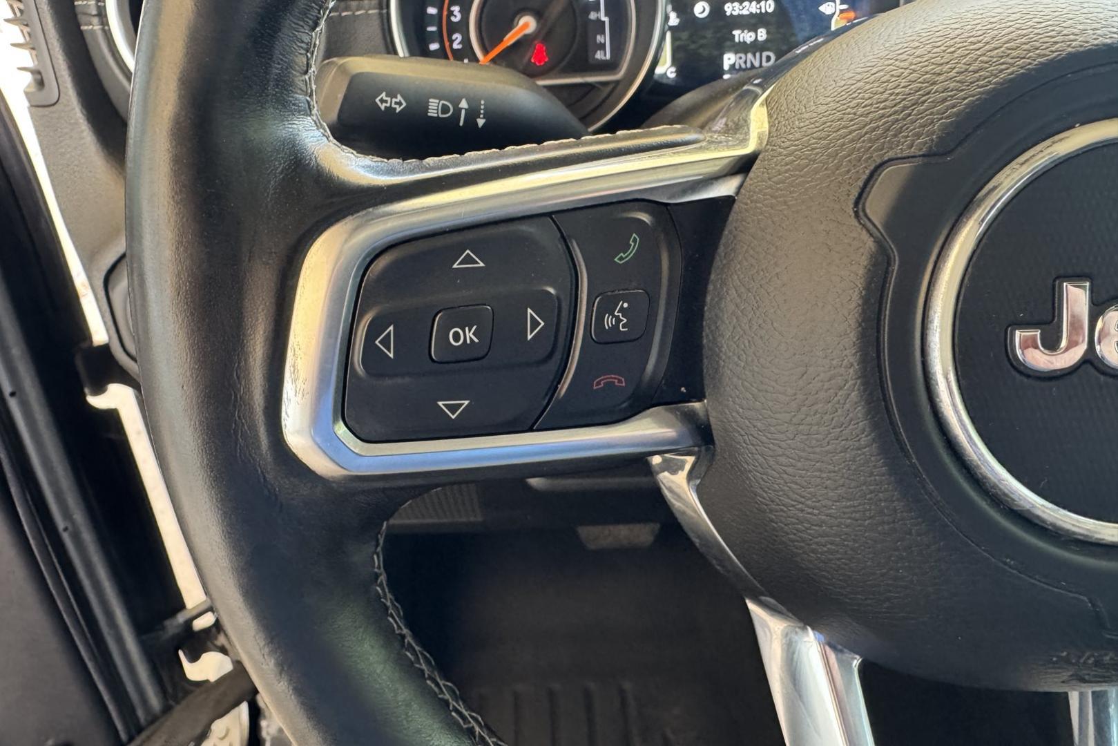 2019 Granite Crystal Metallic /Black Jeep Wrangler Unlimited Sahara (1C4HJXEN0KW) with an 4 Cyl 2.0 liter Turbo-Charged engine, Automatic transmission, located at 2304 W. Main St., Boise, ID, 83702, (208) 342-7777, 43.622105, -116.218658 - Ready For Adventure! - Photo#10