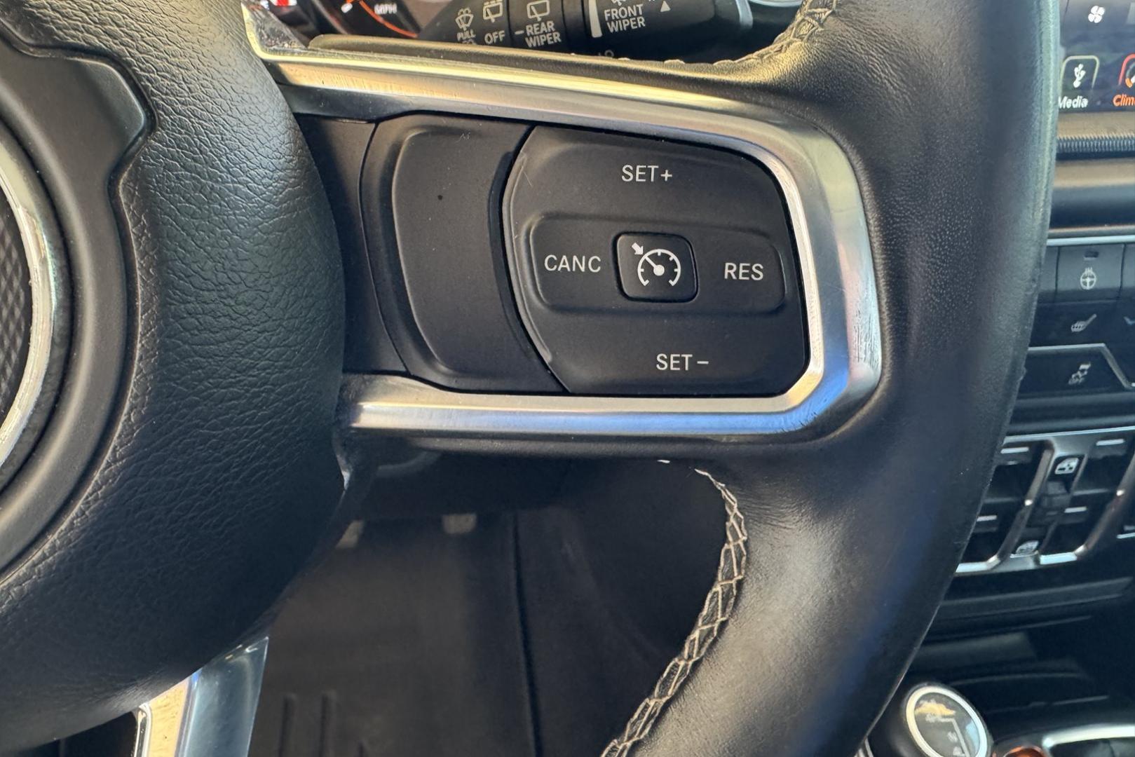 2019 Granite Crystal Metallic /Black Jeep Wrangler Unlimited Sahara (1C4HJXEN0KW) with an 4 Cyl 2.0 liter Turbo-Charged engine, Automatic transmission, located at 2304 W. Main St., Boise, ID, 83702, (208) 342-7777, 43.622105, -116.218658 - Ready For Adventure! - Photo#12