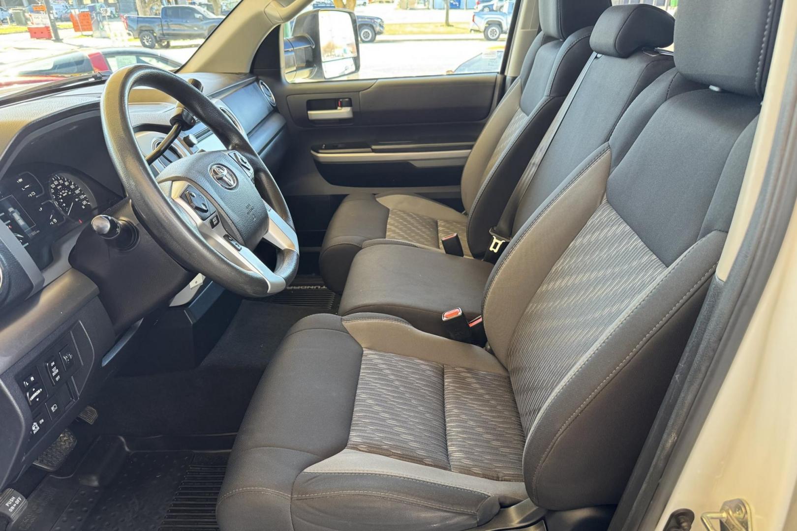 2018 Ice Cap White /Black Toyota Tundra SR5 TRD Off Road (5TFUY5F17JX) with an V8 5.7 Liter engine, Automatic 6 Speed transmission, located at 2304 W. Main St., Boise, ID, 83702, (208) 342-7777, 43.622105, -116.218658 - Hard To Find! Great To Own! - Photo#8