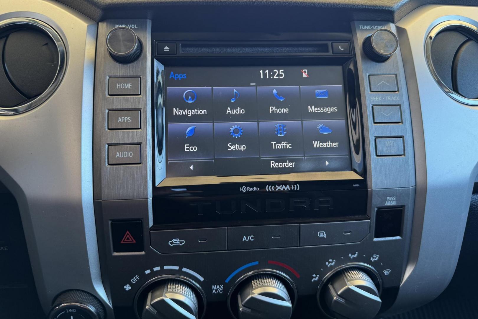 2018 Ice Cap White /Black Toyota Tundra SR5 TRD Off Road (5TFUY5F17JX) with an V8 5.7 Liter engine, Automatic 6 Speed transmission, located at 2304 W. Main St., Boise, ID, 83702, (208) 342-7777, 43.622105, -116.218658 - Hard To Find! Great To Own! - Photo#11