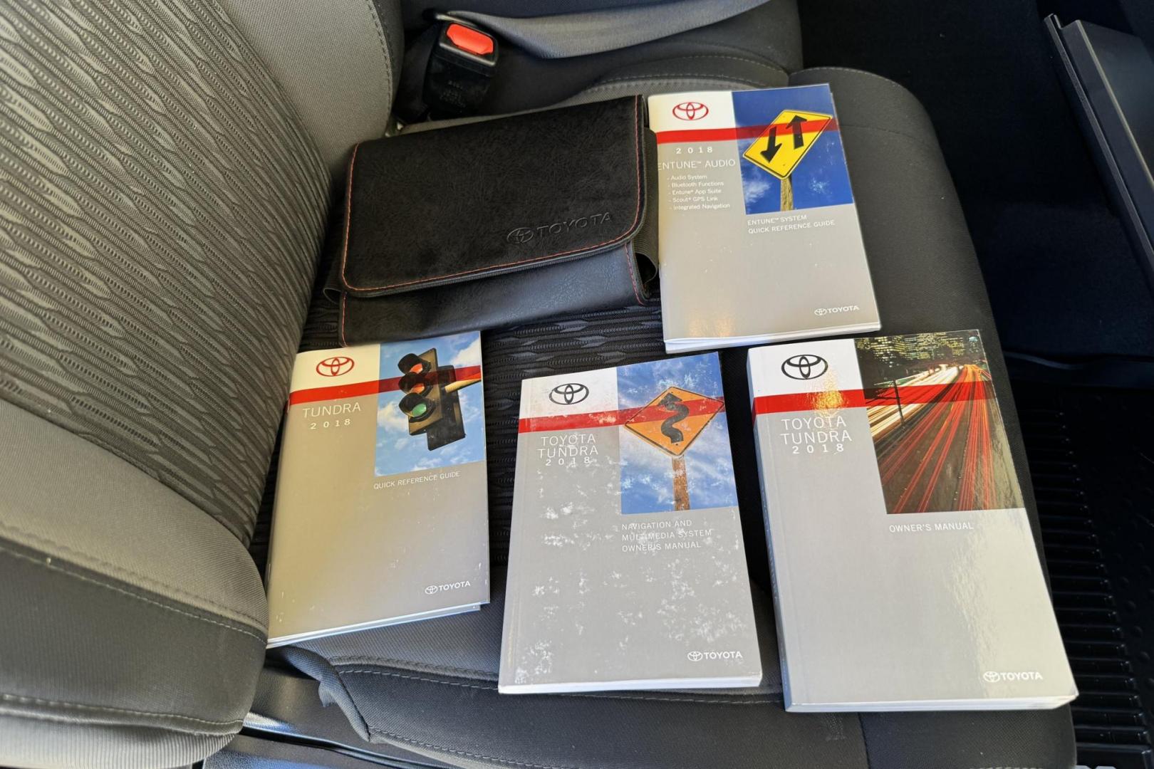 2018 Ice Cap White /Black Toyota Tundra SR5 TRD Off Road (5TFUY5F17JX) with an V8 5.7 Liter engine, Automatic 6 Speed transmission, located at 2304 W. Main St., Boise, ID, 83702, (208) 342-7777, 43.622105, -116.218658 - Hard To Find! Great To Own! - Photo#17