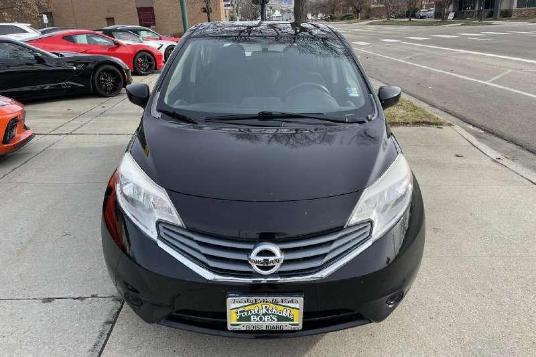 2016 Black /Gray Nissan Versa Note Hatchback SV (3N1CE2CP0GL) with an 4 Cyl 1.6 Liter engine, Automatic transmission, located at 2304 W. Main St., Boise, ID, 83702, (208) 342-7777, 43.622105, -116.218658 - Financing Available O.A.C. - Photo #1