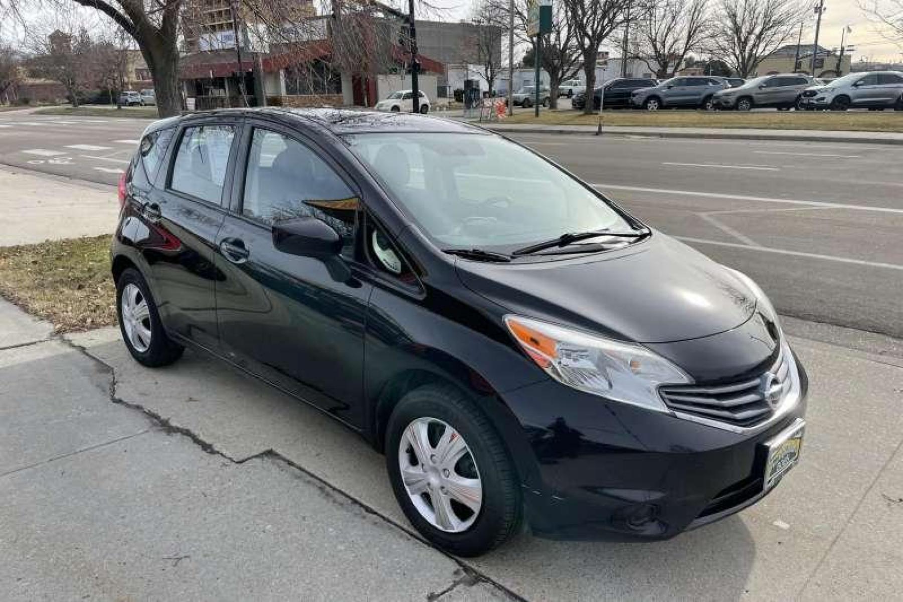 2016 Black /Gray Nissan Versa Note Hatchback SV (3N1CE2CP0GL) with an 4 Cyl 1.6 Liter engine, Automatic transmission, located at 2304 W. Main St., Boise, ID, 83702, (208) 342-7777, 43.622105, -116.218658 - Financing Available O.A.C. - Photo #2