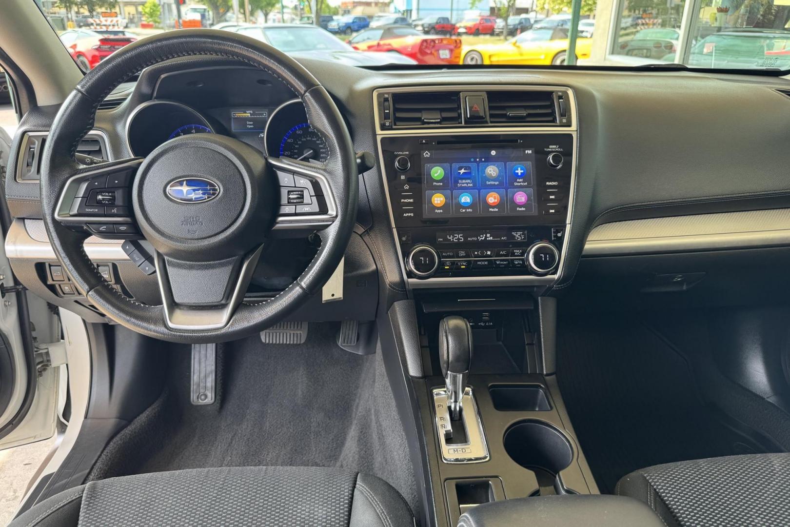 2019 White /Black Subaru Outback 2.5i Premium (4S4BSAFC1K3) with an H4 2.5 Liter engine, Automatic transmission, located at 2304 W. Main St., Boise, ID, 83702, (208) 342-7777, 43.622105, -116.218658 - Photo#13