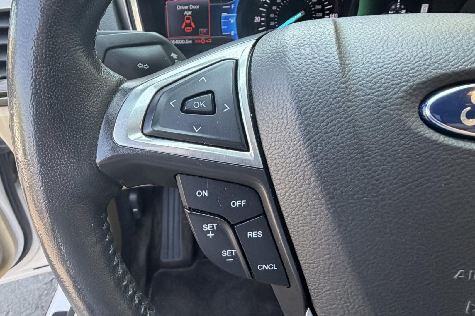 2015 White Platinum /Saddle Ford Fusion SE (3FA6P0HD1FR) with an 4 Cyl 1.5 Liter Turbo engine, Automatic transmission, located at 2304 W. Main St., Boise, ID, 83702, (208) 342-7777, 43.622105, -116.218658 - Well Optioned Fusion! Very Clean, Comfortable And Low Mileage Too!- Photo#11