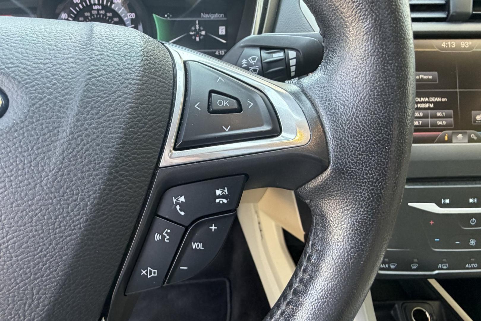 2015 White Platinum /Saddle Ford Fusion SE (3FA6P0HD1FR) with an 4 Cyl 1.5 Liter Turbo engine, Automatic transmission, located at 2304 W. Main St., Boise, ID, 83702, (208) 342-7777, 43.622105, -116.218658 - Well Optioned Fusion! Very Clean, Comfortable And Low Mileage Too!- Photo#12