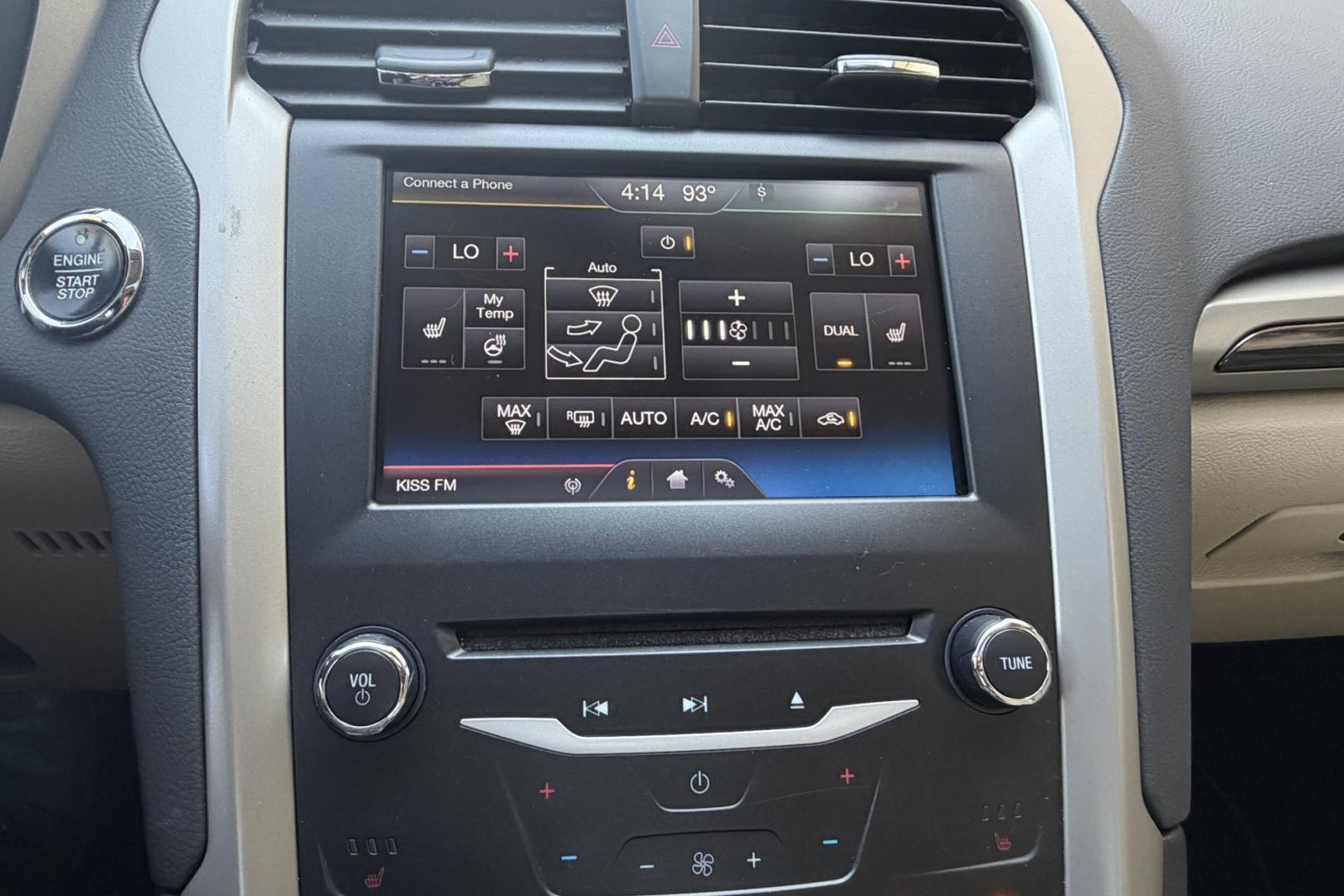 2015 White Platinum /Saddle Ford Fusion SE (3FA6P0HD1FR) with an 4 Cyl 1.5 Liter Turbo engine, Automatic transmission, located at 2304 W. Main St., Boise, ID, 83702, (208) 342-7777, 43.622105, -116.218658 - Well Optioned Fusion! Very Clean, Comfortable And Low Mileage Too!- Photo#14