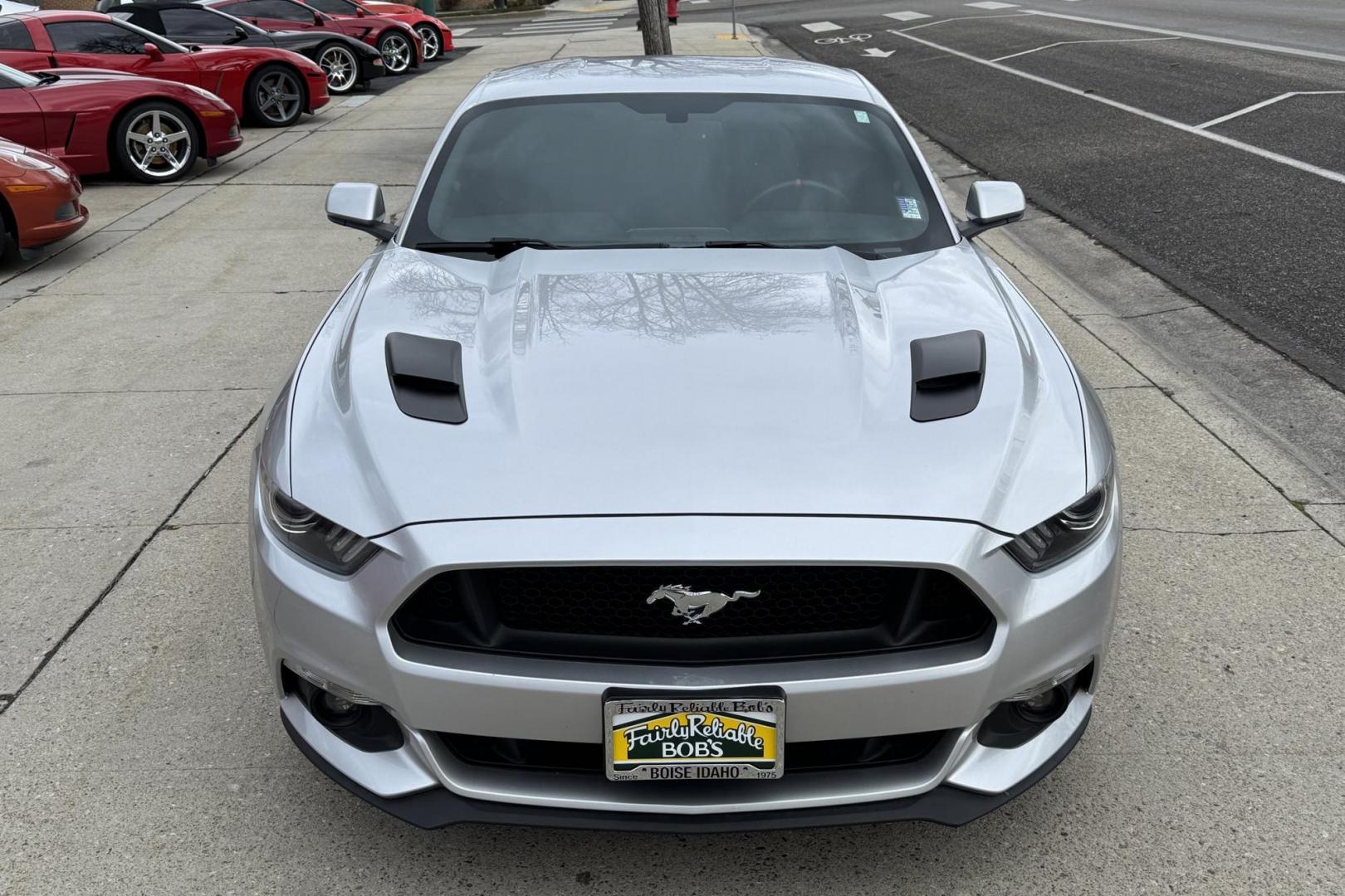 2017 Ingot Silver /Black Ford Mustang GT (1FA6P8CF8H5) with an V8 5.0 liter engine, 6 Speed Manual transmission, located at 2304 W. Main St., Boise, ID, 83702, (208) 342-7777, 43.622105, -116.218658 - Low Miles! Fast And Fun! - Photo#3