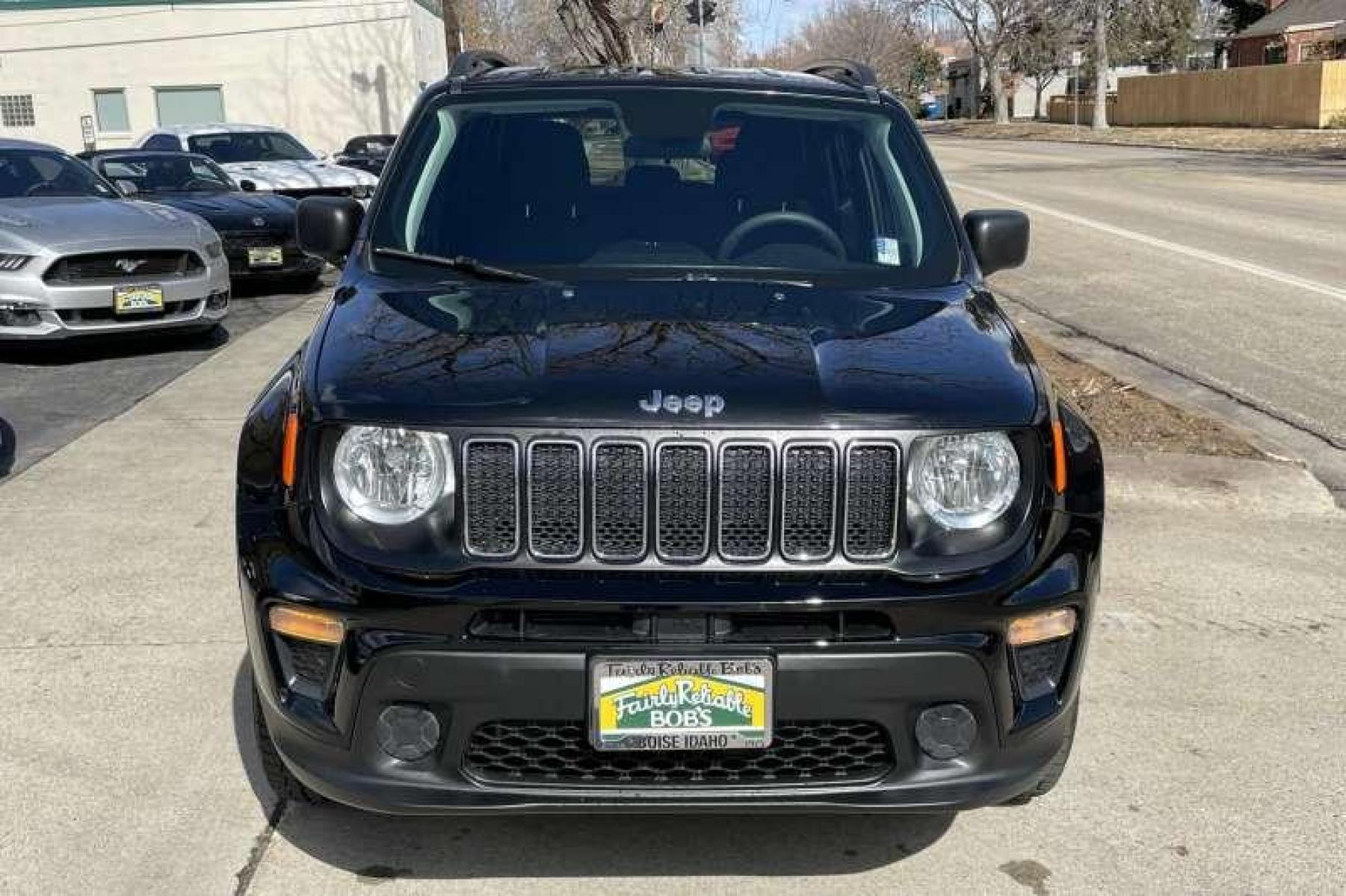 2020 Black /Black Jeep Renegade Sport (ZACNJBAB7LP) with an 4 Cyl 2.4 Liter engine, Automatic transmission, located at 2304 W. Main St., Boise, ID, 83702, (208) 342-7777, 43.622105, -116.218658 - Financing Available O.A.C. - Photo #1