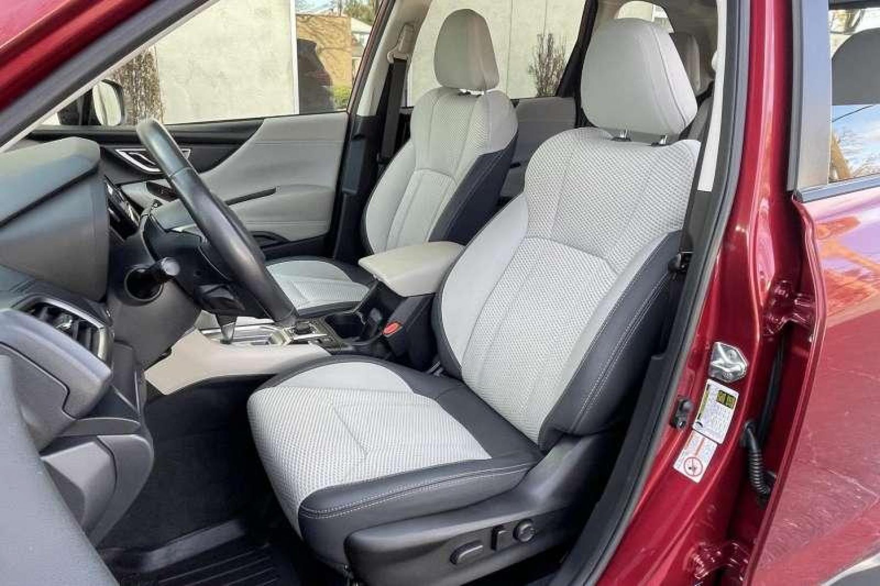 2019 Crimson Red Pearl /Tan Subaru Forester 2.5i Premium (JF2SKAGC6KH) with an H4 2.5 Liter engine, Automatic transmission, located at 2304 W. Main St., Boise, ID, 83702, (208) 342-7777, 43.622105, -116.218658 - Financing Available O.A.C. - Photo #5