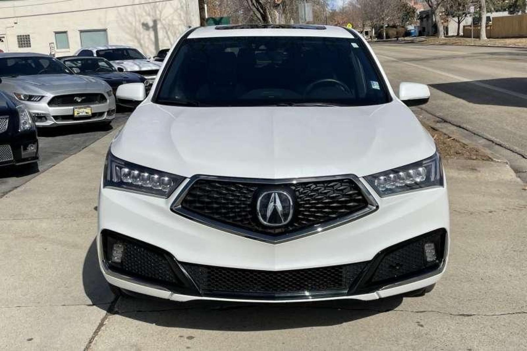 2020 Platinum White Pearl /Black Acura MDX Technology A-Spec (5J8YD4H0XLL) with an V6 3.5 Liter engine, Automatic transmission, located at 2304 W. Main St., Boise, ID, 83702, (208) 342-7777, 43.622105, -116.218658 - Tech and A-Spec! Ready to Go! - Photo #1
