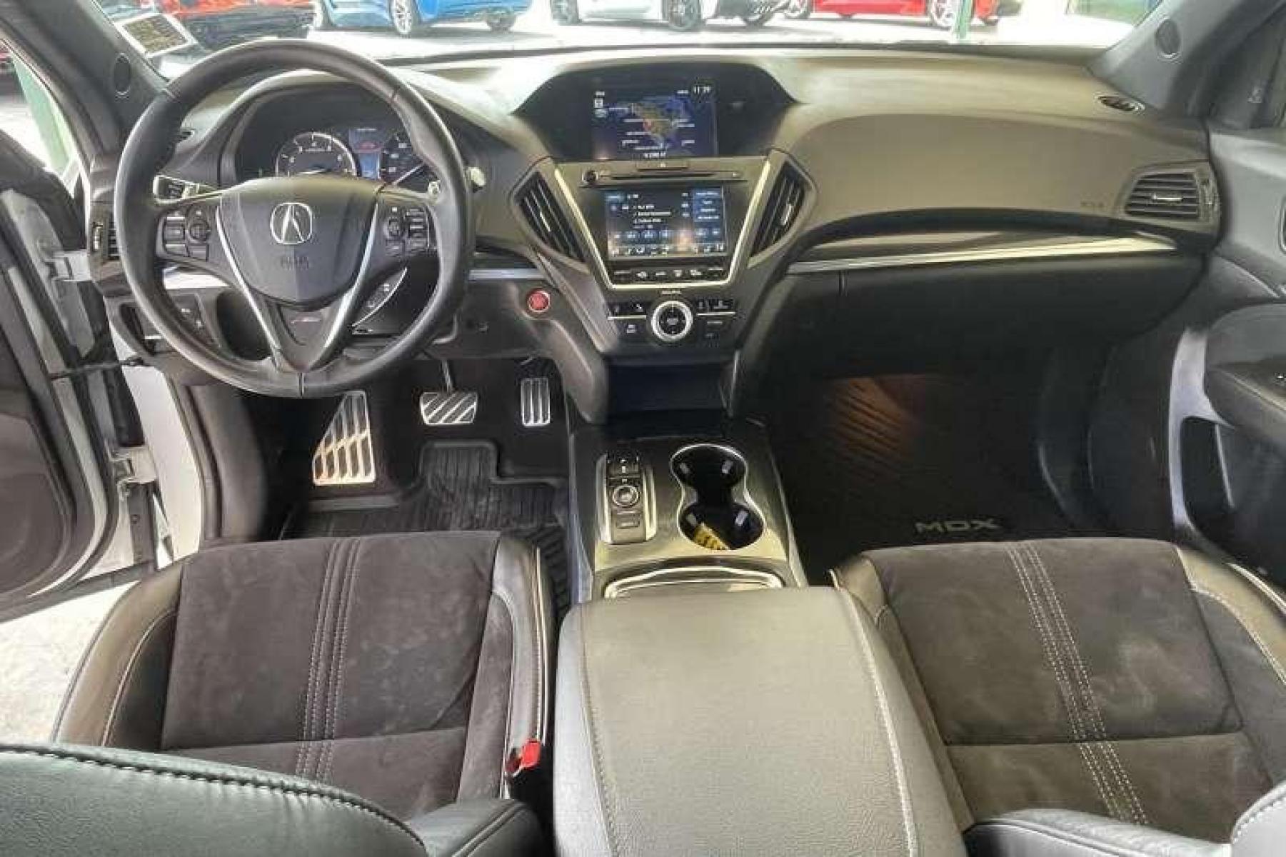 2020 Platinum White Pearl /Black Acura MDX Technology A-Spec (5J8YD4H0XLL) with an V6 3.5 Liter engine, Automatic transmission, located at 2304 W. Main St., Boise, ID, 83702, (208) 342-7777, 43.622105, -116.218658 - Tech and A-Spec! Ready to Go! - Photo #7