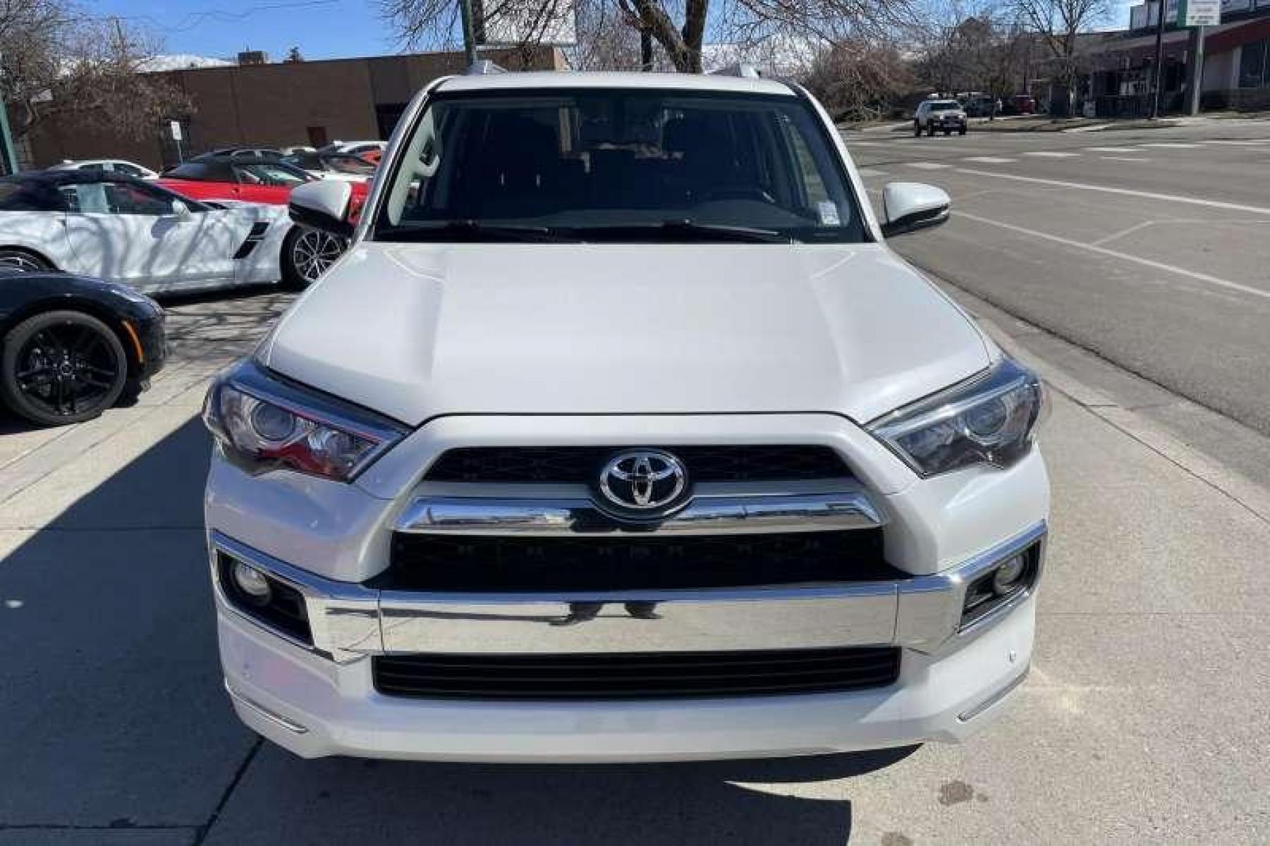 2018 Blizzard Pearl /Black Toyota 4Runner Limited (JTEBU5JR4J5) with an V6 4.0 Liter engine, Automatic transmission, located at 2304 W. Main St., Boise, ID, 83702, (208) 342-7777, 43.622105, -116.218658 - Low miles! Local Boise Dealer! - Photo #1