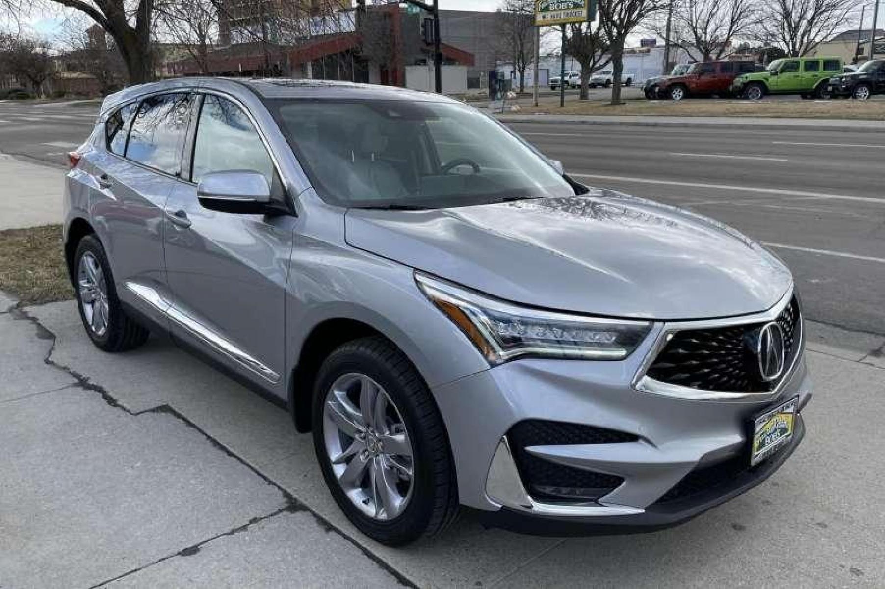 2019 Lunar Silver Metallic /Black Acura RDX SH-AWD Advanced (5J8TC2H75KL) with an 4 Cyl 2.0 Liter Turbo engine, Automatic transmission, located at 2304 W. Main St., Boise, ID, 83702, (208) 342-7777, 43.622105, -116.218658 - Well Optioned All Wheel Drive RDX! - Photo #2