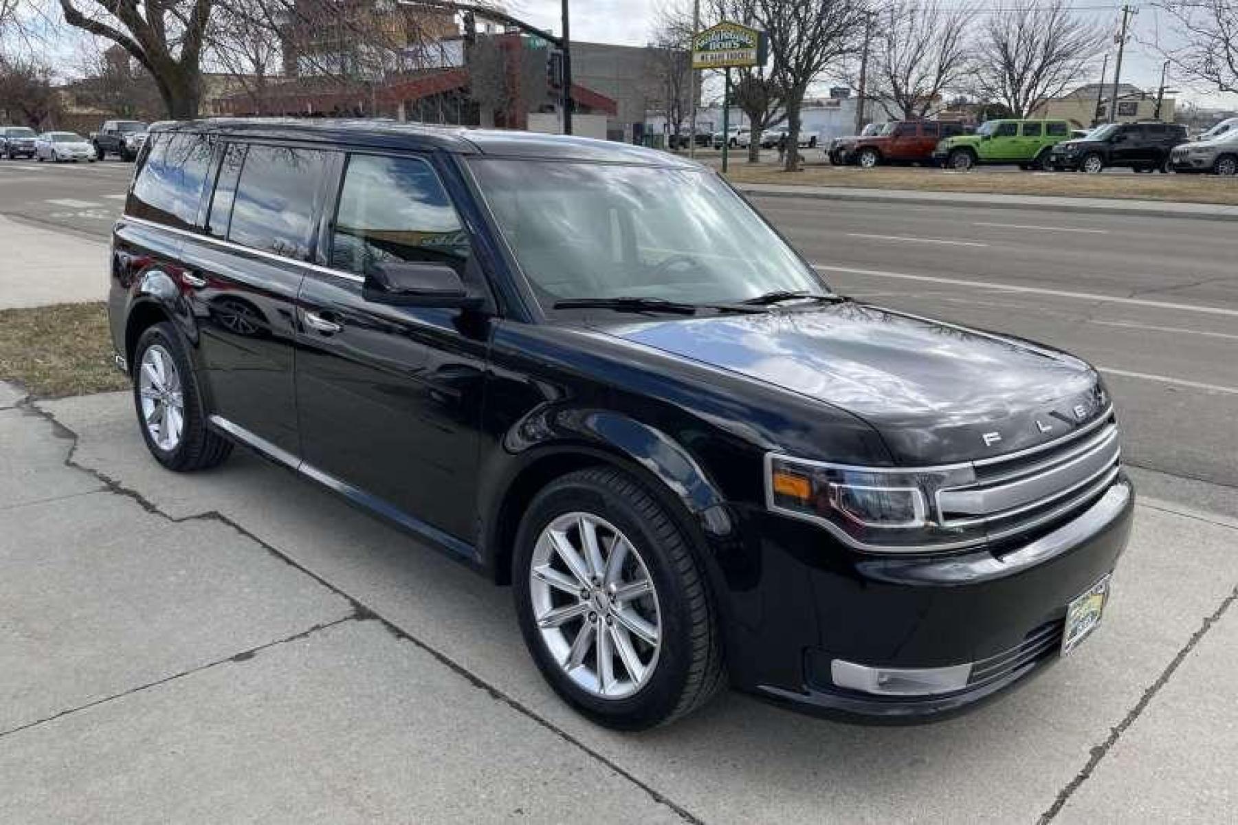 2019 Black /Black Ford Flex Limited (2FMHK6D8XKB) with an V6 3.5 Liter engine, Automatic transmission, located at 2304 W. Main St., Boise, ID, 83702, (208) 342-7777, 43.622105, -116.218658 - Photo #2