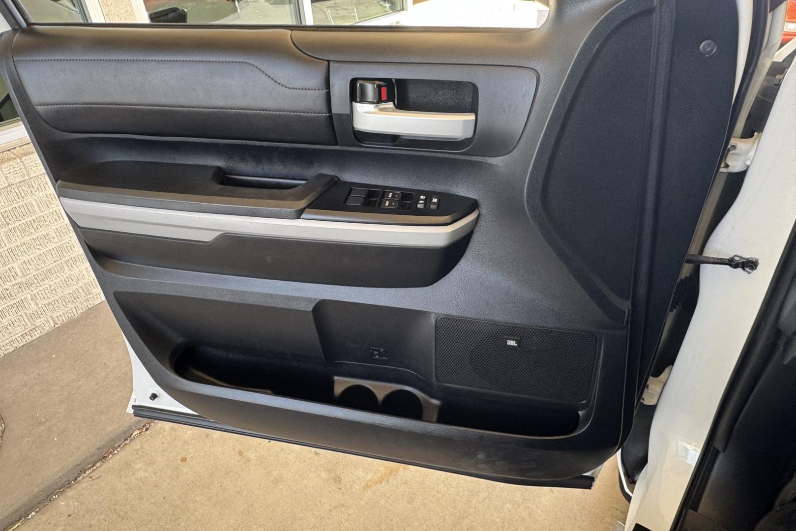 2018 Super White /Black Toyota Tundra CrewMax Limited TRD Off Road (5TFHY5F14JX) with an V8 5.7 Liter engine, Automatic 6 Speed transmission, located at 2304 W. Main St., Boise, ID, 83702, (208) 342-7777, 43.622105, -116.218658 - Hard To Find! Great To Own! - Photo#8