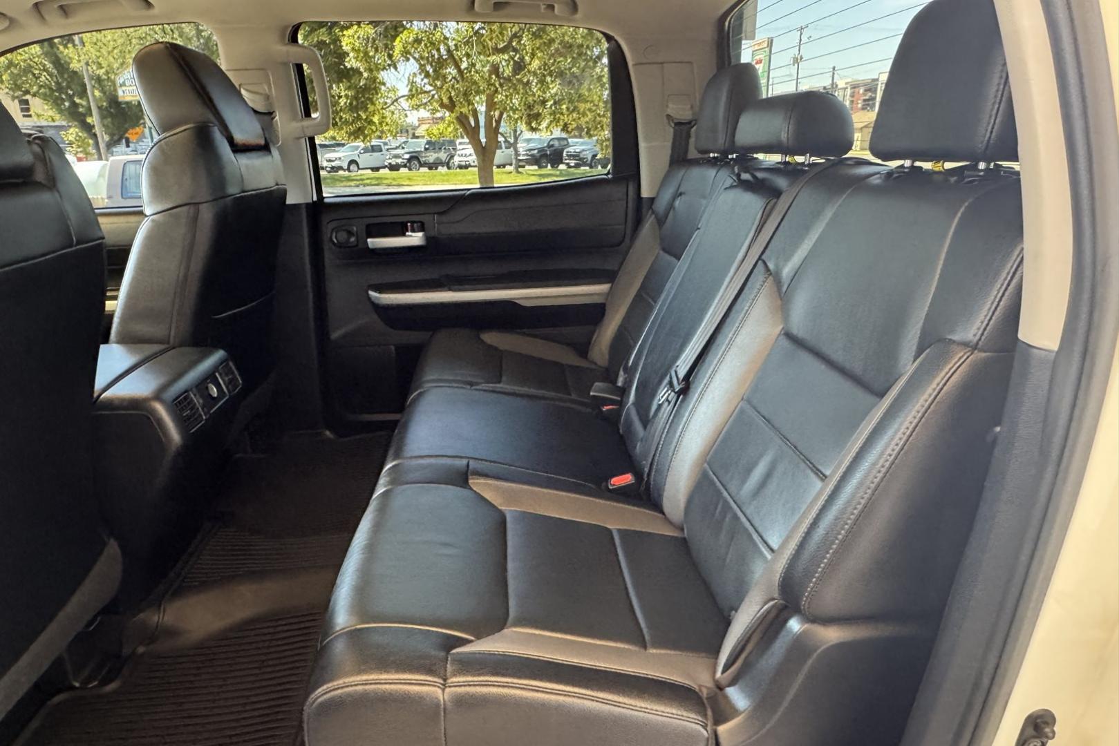 2018 Super White /Black Toyota Tundra CrewMax Limited TRD Off Road (5TFHY5F14JX) with an V8 5.7 Liter engine, Automatic 6 Speed transmission, located at 2304 W. Main St., Boise, ID, 83702, (208) 342-7777, 43.622105, -116.218658 - Hard To Find! Great To Own! - Photo#10