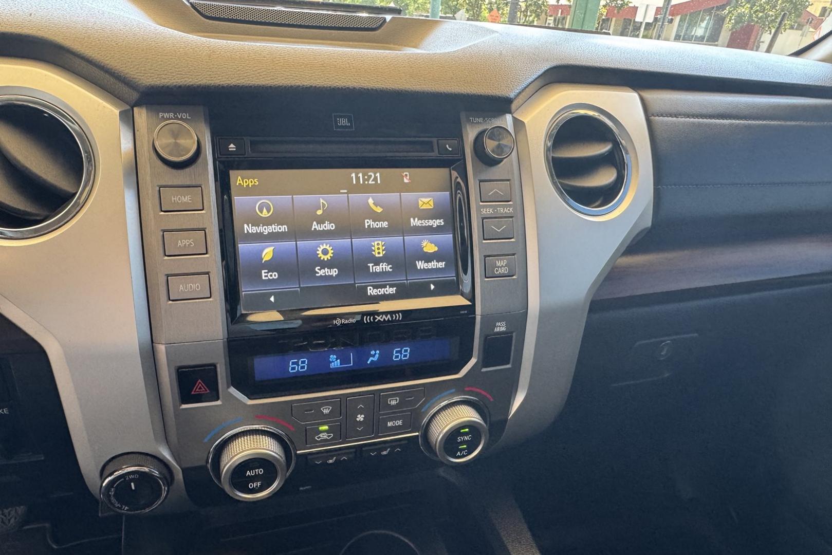 2018 Super White /Black Toyota Tundra CrewMax Limited TRD Off Road (5TFHY5F14JX) with an V8 5.7 Liter engine, Automatic 6 Speed transmission, located at 2304 W. Main St., Boise, ID, 83702, (208) 342-7777, 43.622105, -116.218658 - Hard To Find! Great To Own! - Photo#11