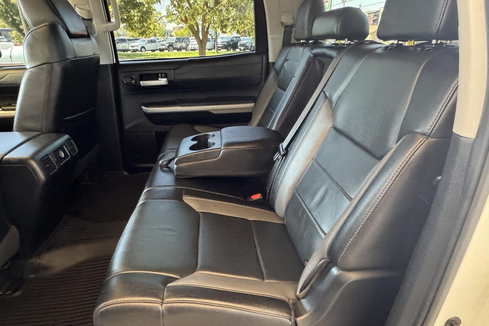 2018 Super White /Black Toyota Tundra CrewMax Limited TRD Off Road (5TFHY5F14JX) with an V8 5.7 Liter engine, Automatic 6 Speed transmission, located at 2304 W. Main St., Boise, ID, 83702, (208) 342-7777, 43.622105, -116.218658 - Hard To Find! Great To Own! - Photo#9