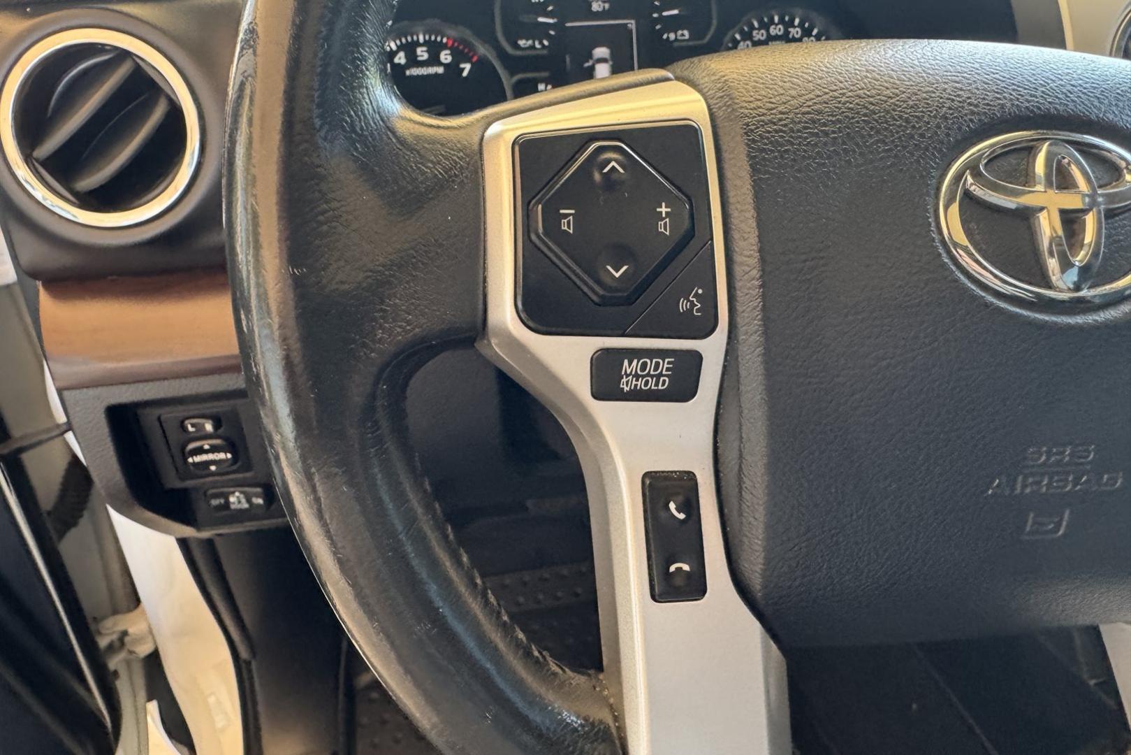 2018 Super White /Black Toyota Tundra CrewMax Limited TRD Off Road (5TFHY5F14JX) with an V8 5.7 Liter engine, Automatic 6 Speed transmission, located at 2304 W. Main St., Boise, ID, 83702, (208) 342-7777, 43.622105, -116.218658 - Hard To Find! Great To Own! - Photo#16