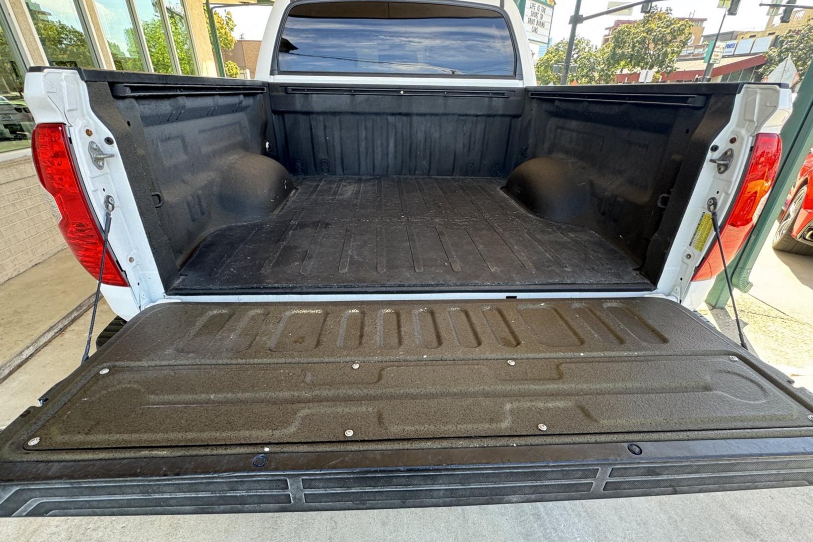 2018 Super White /Black Toyota Tundra CrewMax Limited TRD Off Road (5TFHY5F14JX) with an V8 5.7 Liter engine, Automatic 6 Speed transmission, located at 2304 W. Main St., Boise, ID, 83702, (208) 342-7777, 43.622105, -116.218658 - Hard To Find! Great To Own! - Photo#22