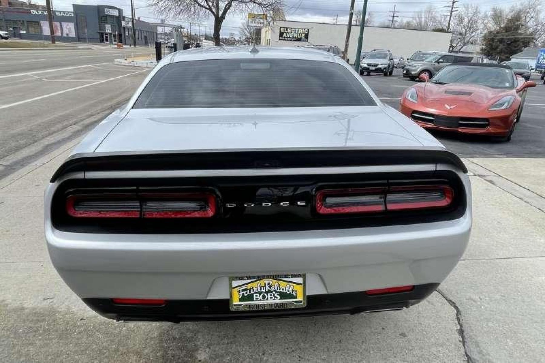 2022 Triple Nickel Silver /Black/Red Dodge Challenger R/T Scat Pack (2C3CDZFJXNH) with an V8 6.4 Liter HEMI engine, Automatic transmission, located at 2304 W. Main St., Boise, ID, 83702, (208) 342-7777, 43.622105, -116.218658 - Low miles! Fast and Fun Scat Pack! - Photo #3