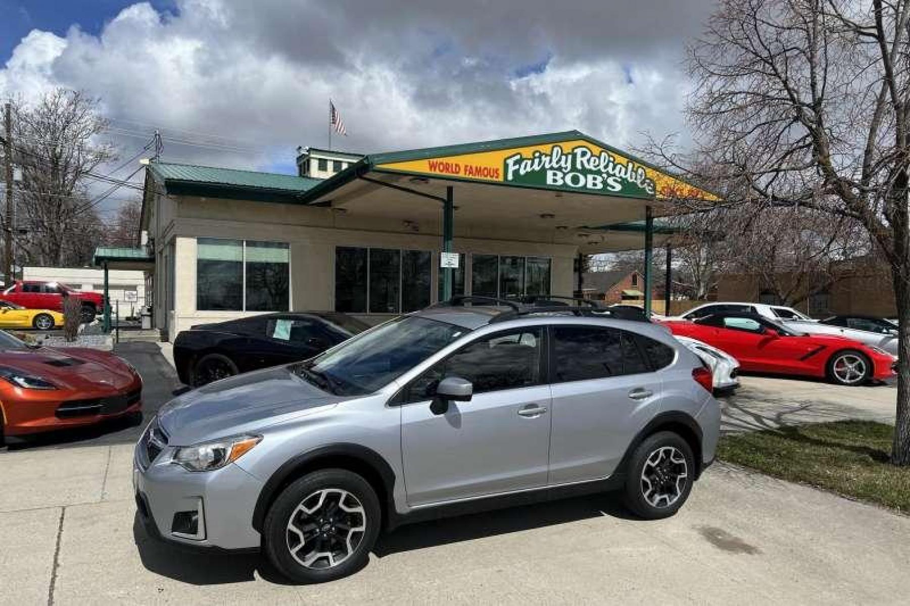 2016 Ice Silver Metallic /Black Subaru Crosstrek 2.0i Premium (JF2GPADC5G8) with an H4 2.0 Liter engine, Automatic transmission, located at 2304 W. Main St., Boise, ID, 83702, (208) 342-7777, 43.622105, -116.218658 - New Tires and Ready for Adventure! - Photo #0