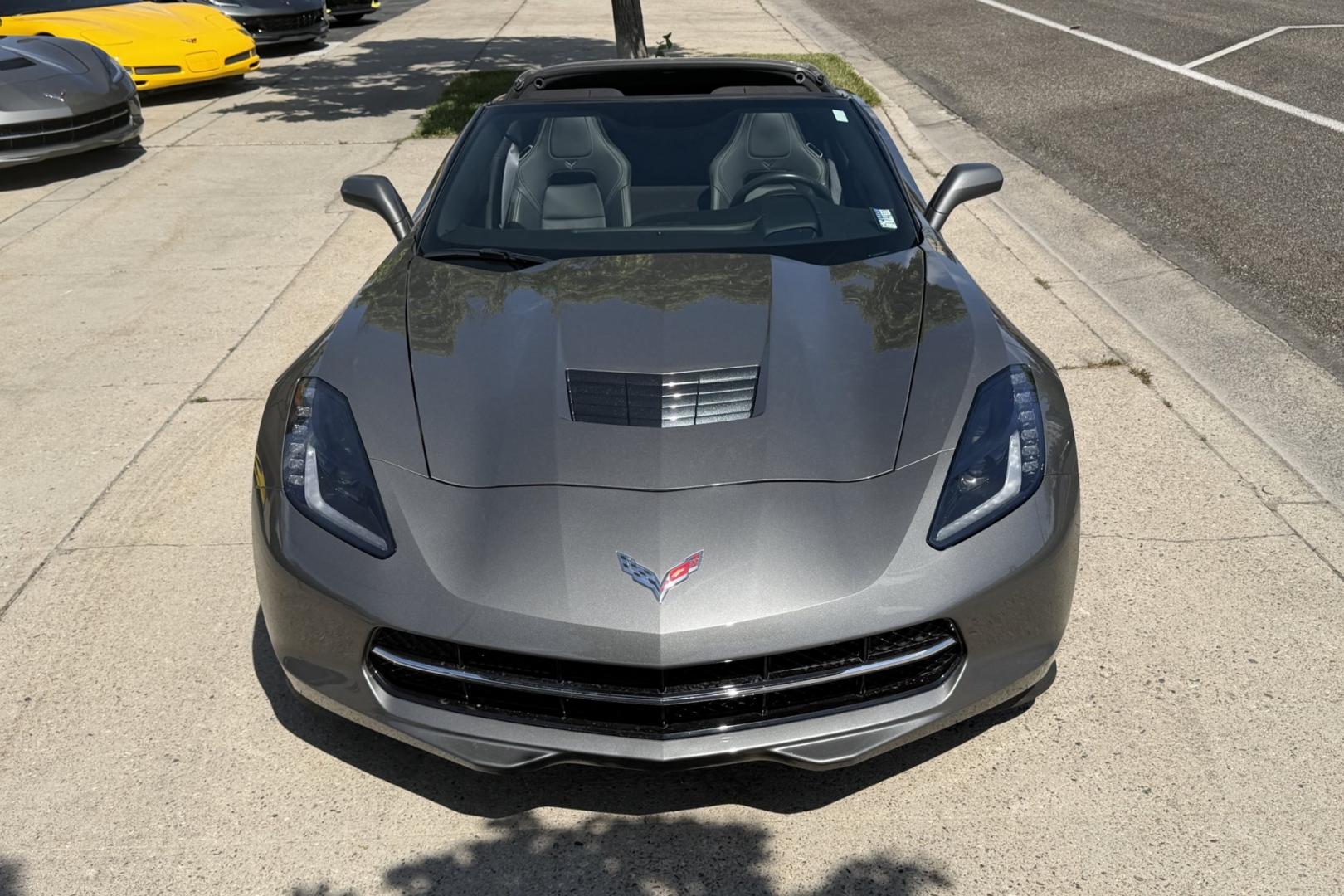2015 Shark Gray /Black Chevrolet Corvette Stingray 2LT (1G1YD2D74F5) with an V8 6.2 Liter engine, Automatic 8 Speed transmission, located at 2304 W. Main St., Boise, ID, 83702, (208) 342-7777, 43.622105, -116.218658 - Stunning Low Mileage Stingray! - Photo#3