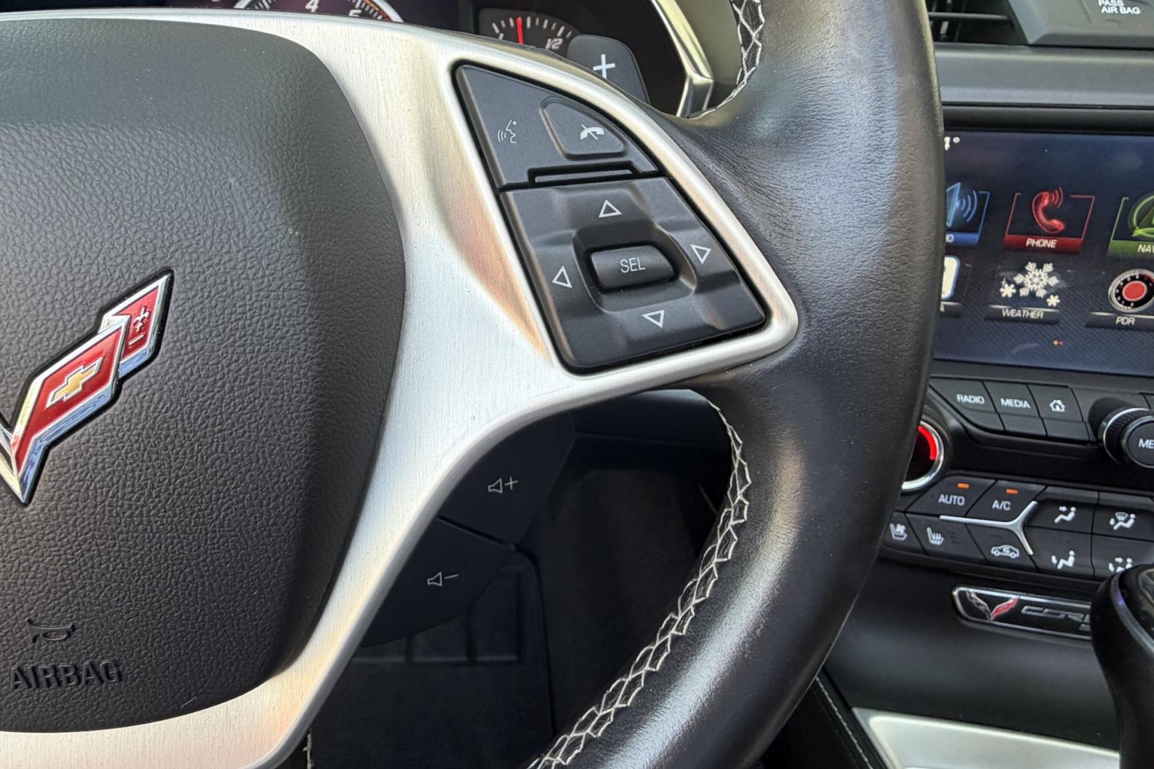 2015 Shark Gray /Black Chevrolet Corvette Stingray 2LT (1G1YD2D74F5) with an V8 6.2 Liter engine, Automatic 8 Speed transmission, located at 2304 W. Main St., Boise, ID, 83702, (208) 342-7777, 43.622105, -116.218658 - Stunning Low Mileage Stingray! - Photo#9